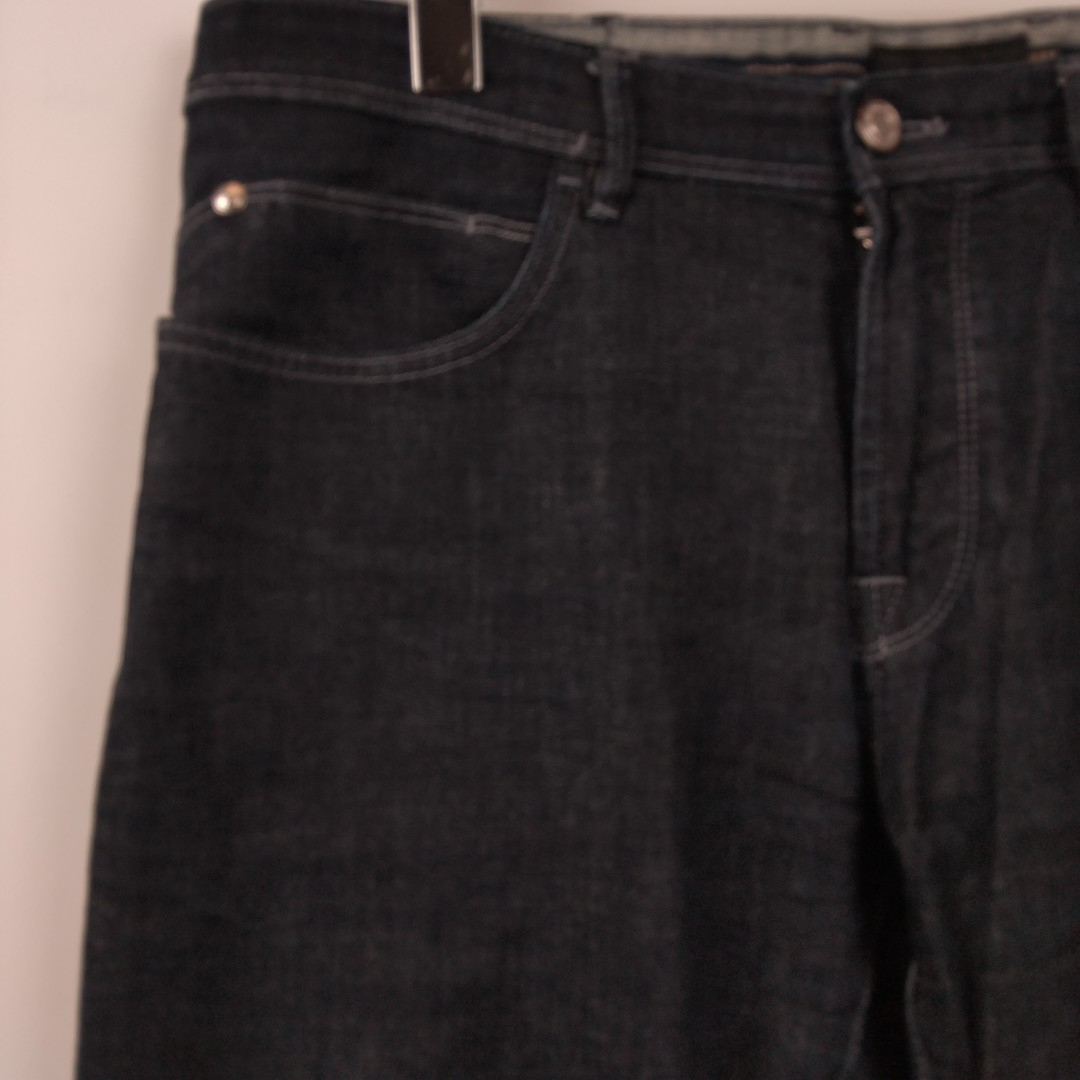 Massimo Dutti - pantalon en jeans bleu en coton - Taille 42/44 ( estimé) - Photo 1