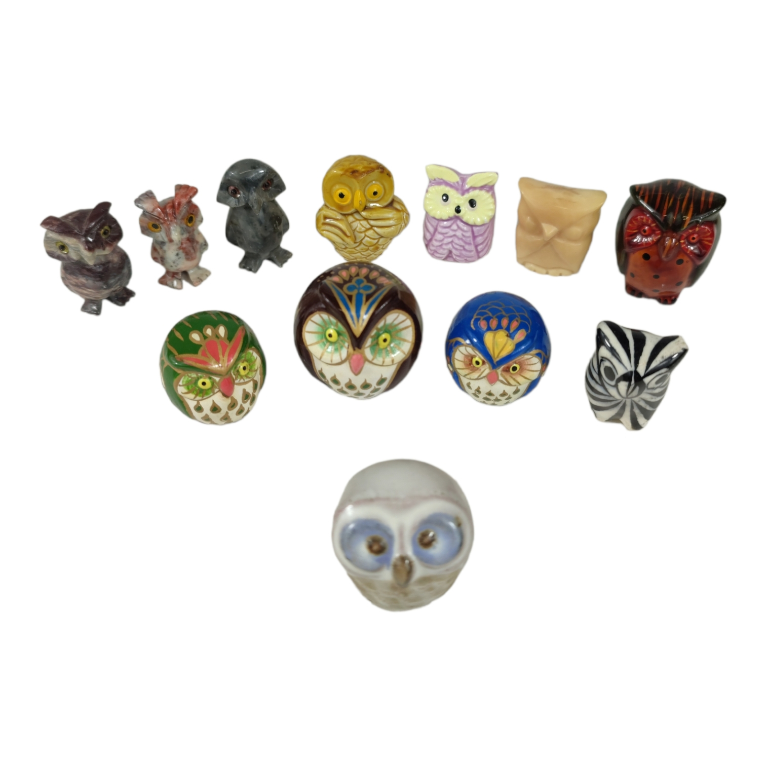 Chouette decorative résine 10cm | Ceramik'Arts Deco