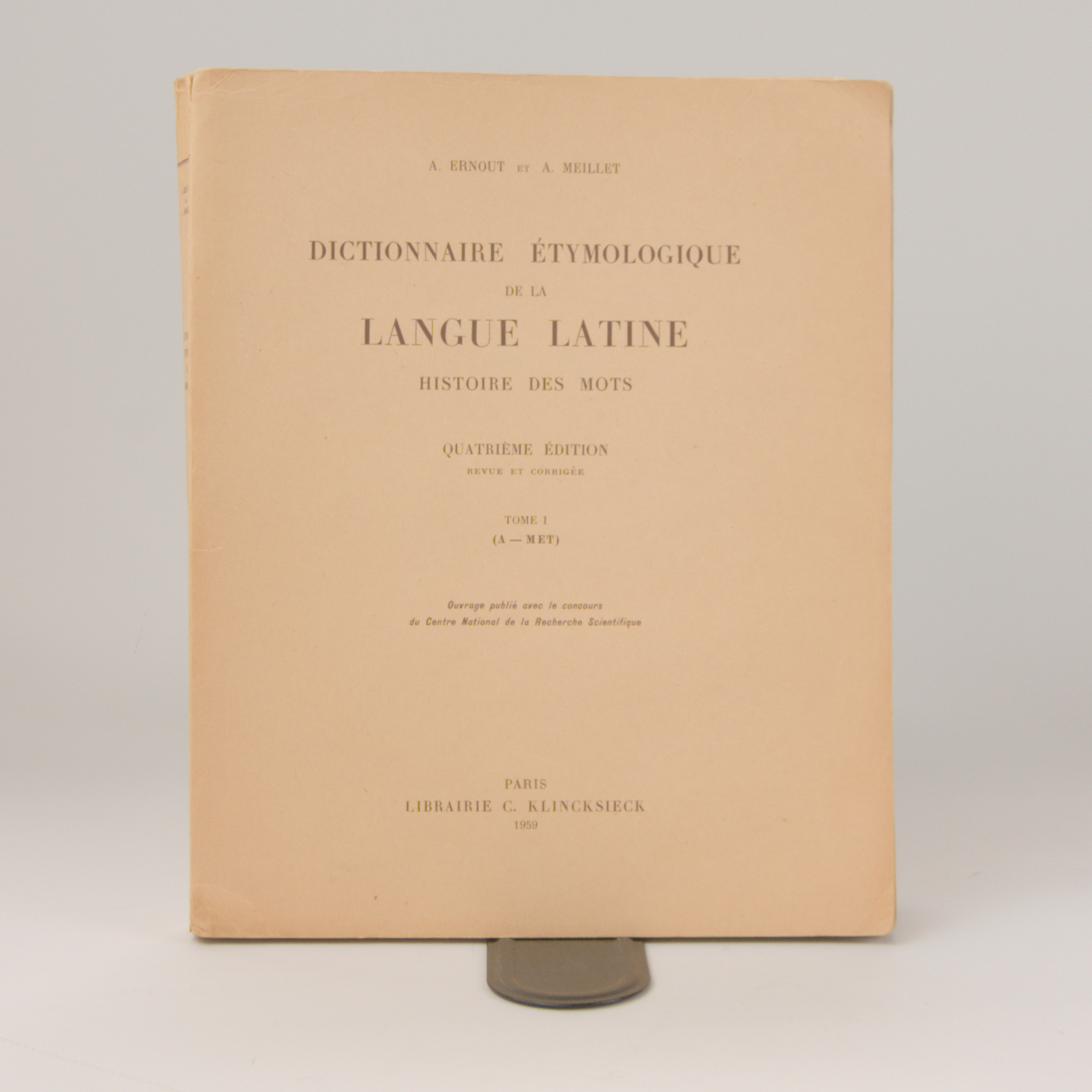 Dictionnaire étymologique de la langue latine année 1959 et 1960 - Photo 2