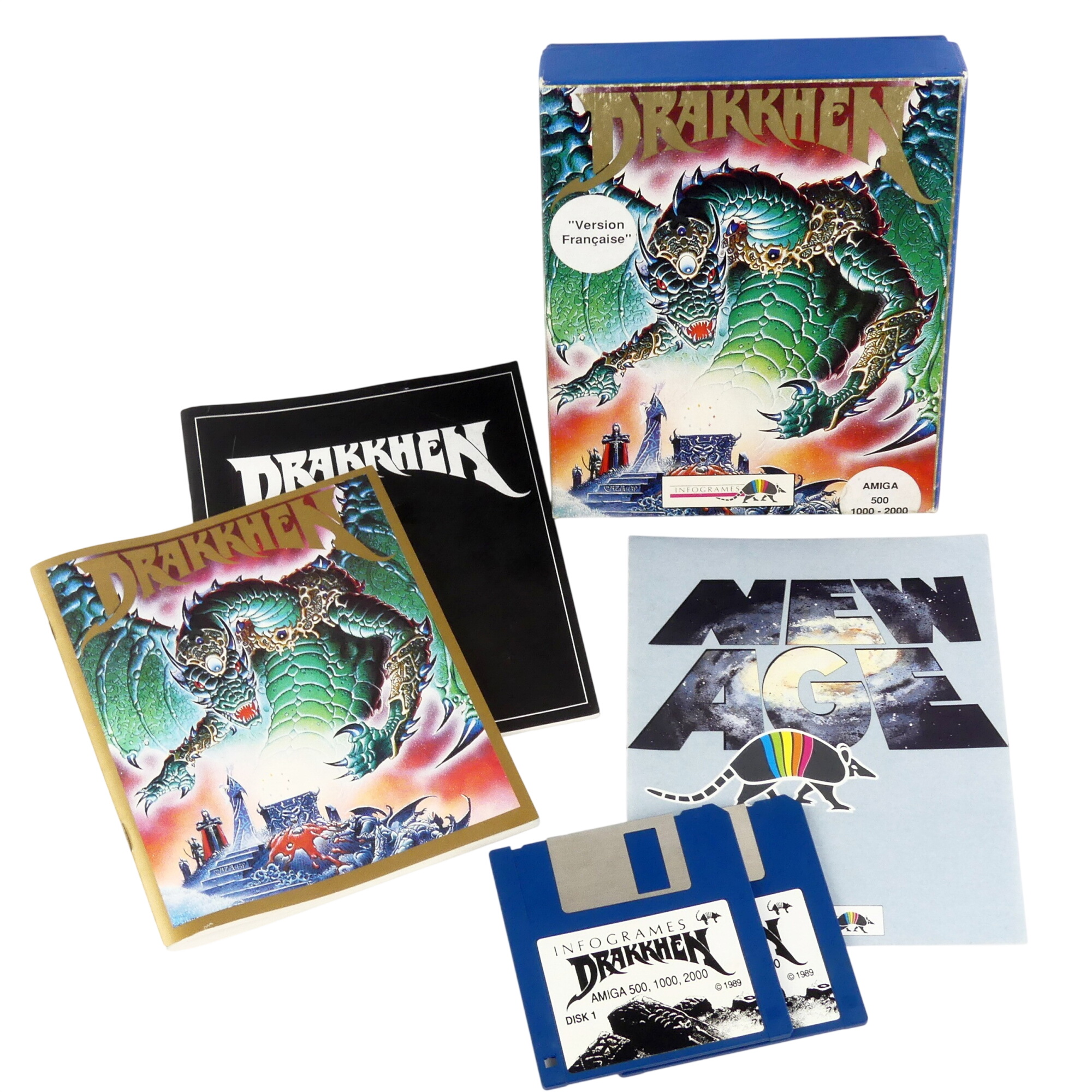 Jeu vidéo Drakkhen pour AMIGA 500, 1000, 2000 - Infogrames, 1989 Bon état -  reconditionné disponible sur Label Emmaüs