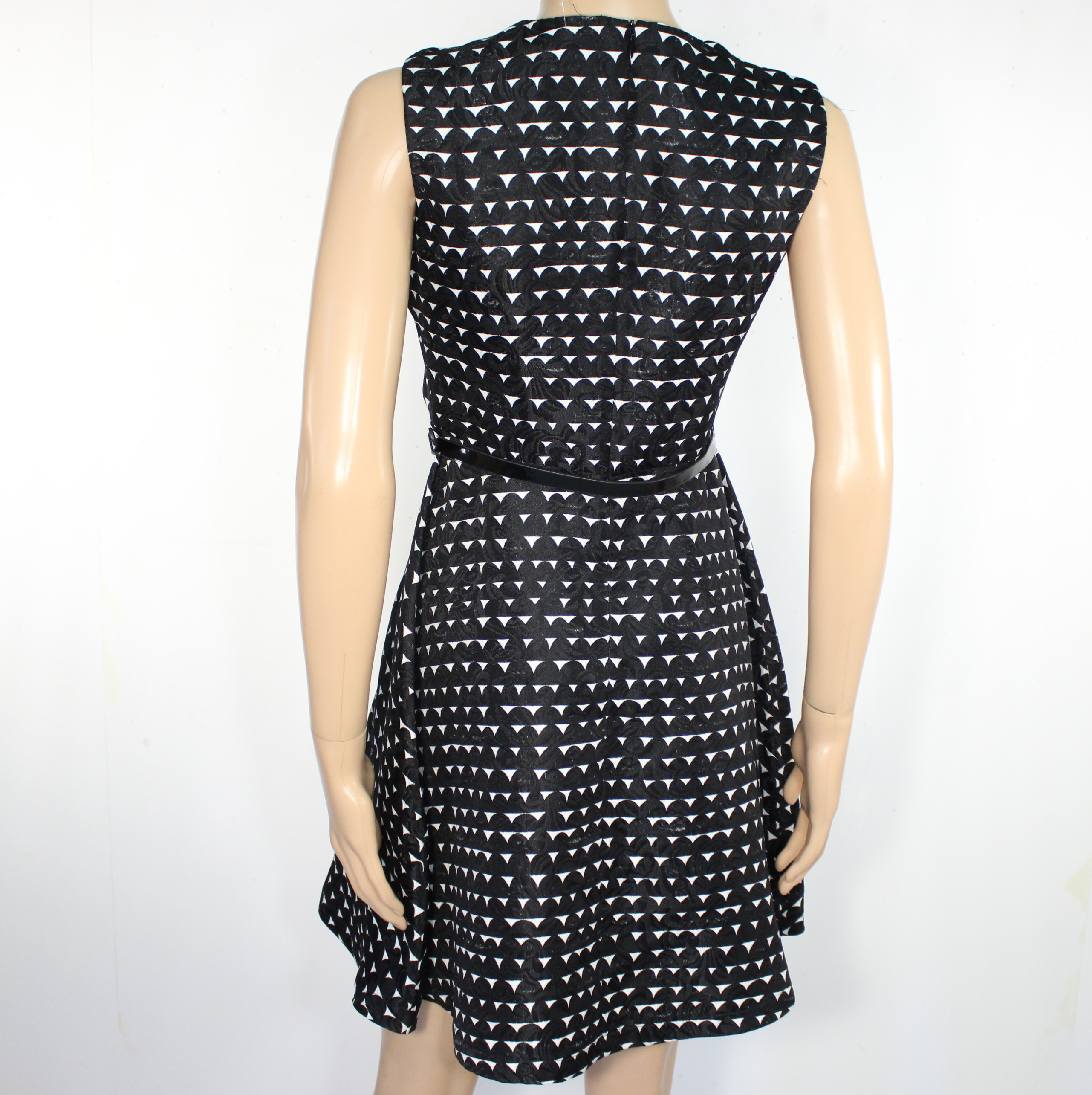 Robe Noir/Blanche MOLLY BRACKEN Taille XS  - Vue 3 - 