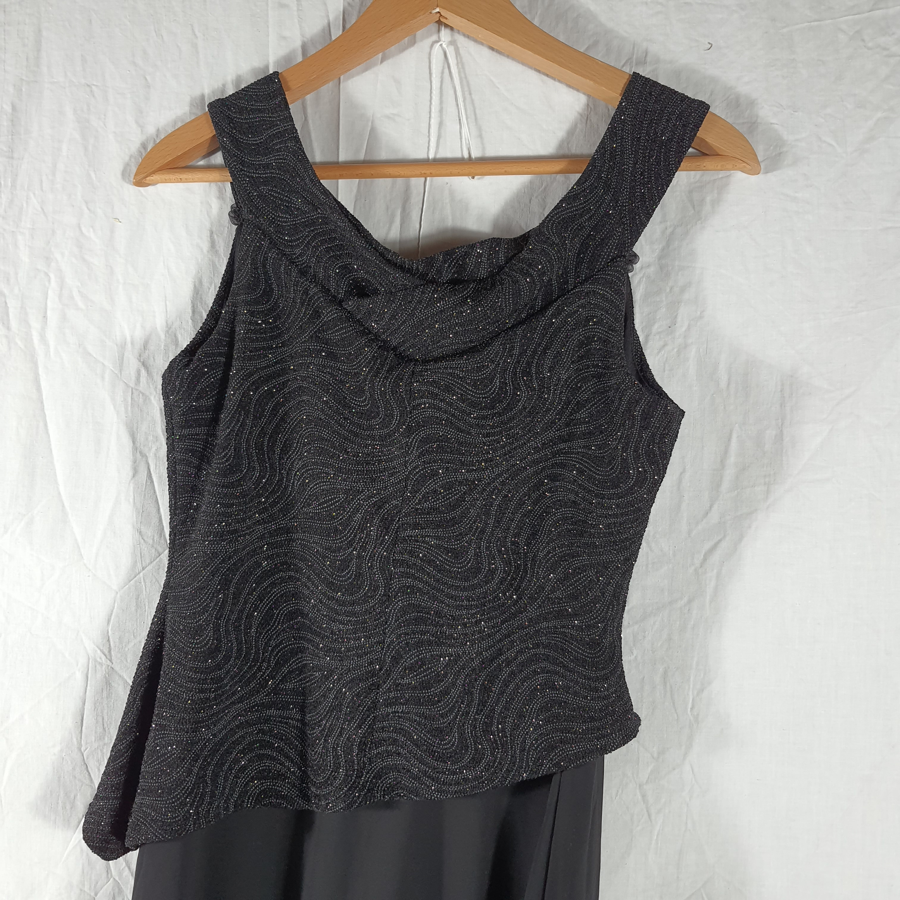 Robe noire longue de fête - Alchera - T42 Très bon état - Vue 4 - 