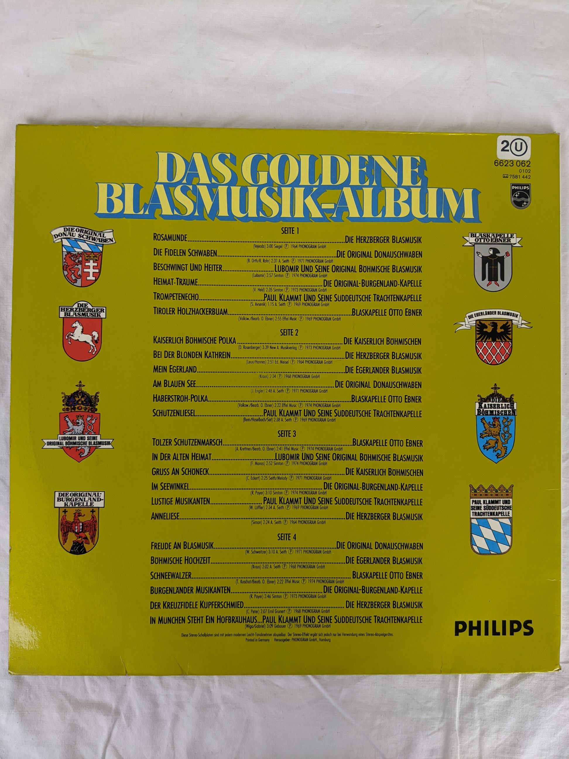  Das Goldene Blasmusik - Album Très bon état - Vue 4 - 