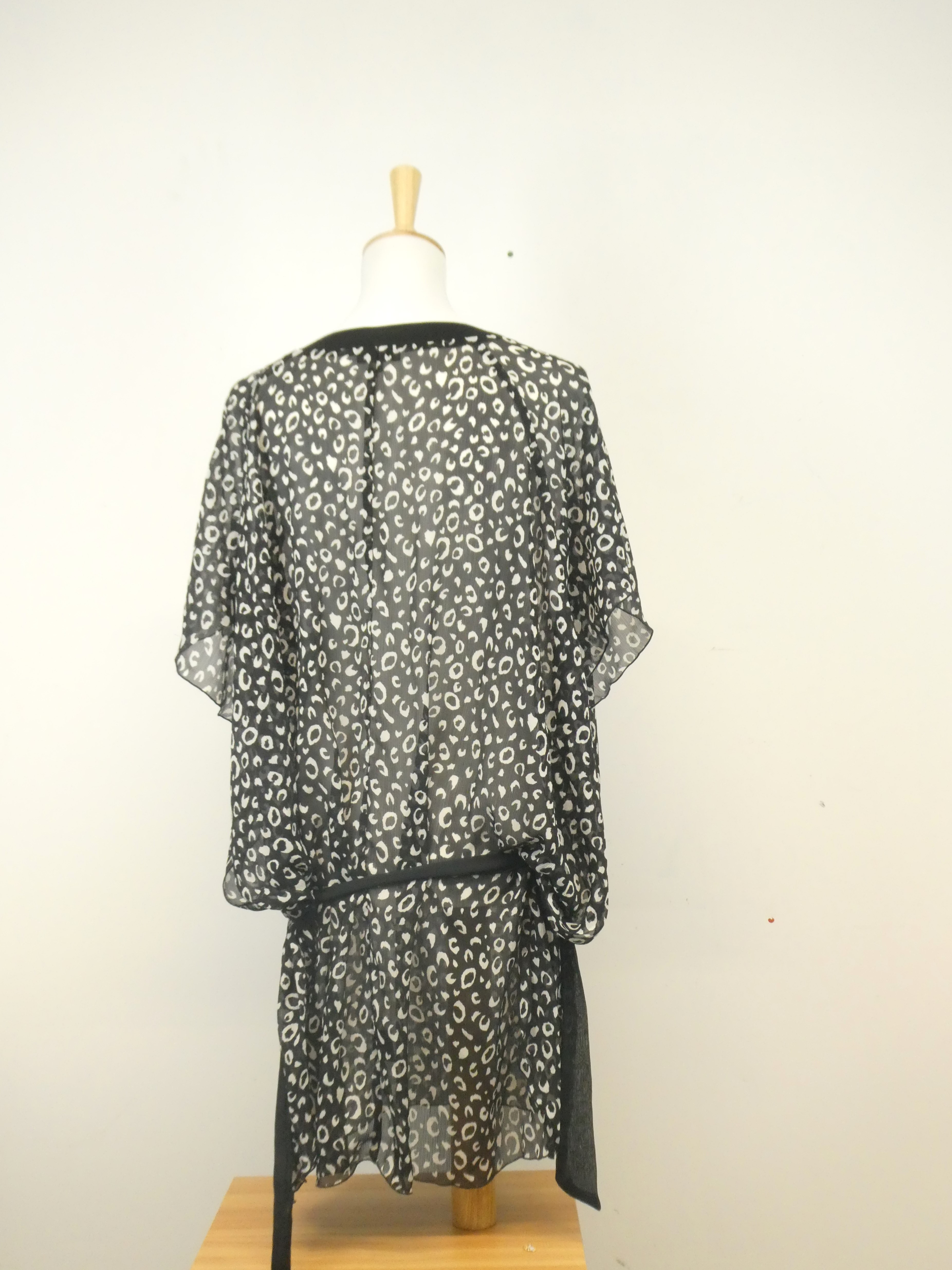 Darjeeling blouse semi transparent encolre ouvert - Taille 3/L/40 - Photo 1