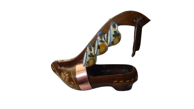 Porte bouteille en forme de sabot - Photo 0