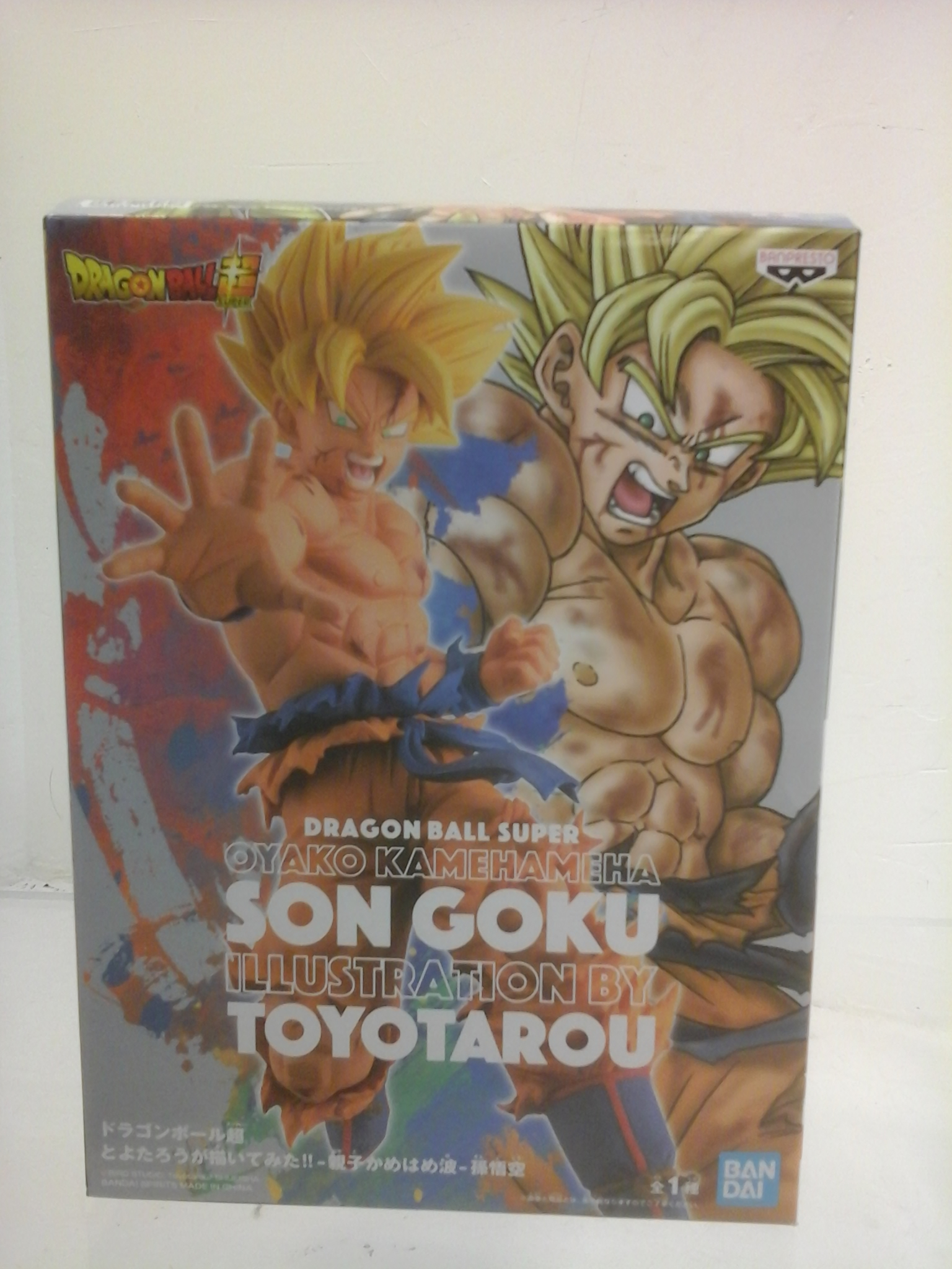 Figurine DRAGON BALL SUPER -SON GOKU,Illustration by TOYOTAROU-BAMPRESTO Comme neuf - Vue 2 - 