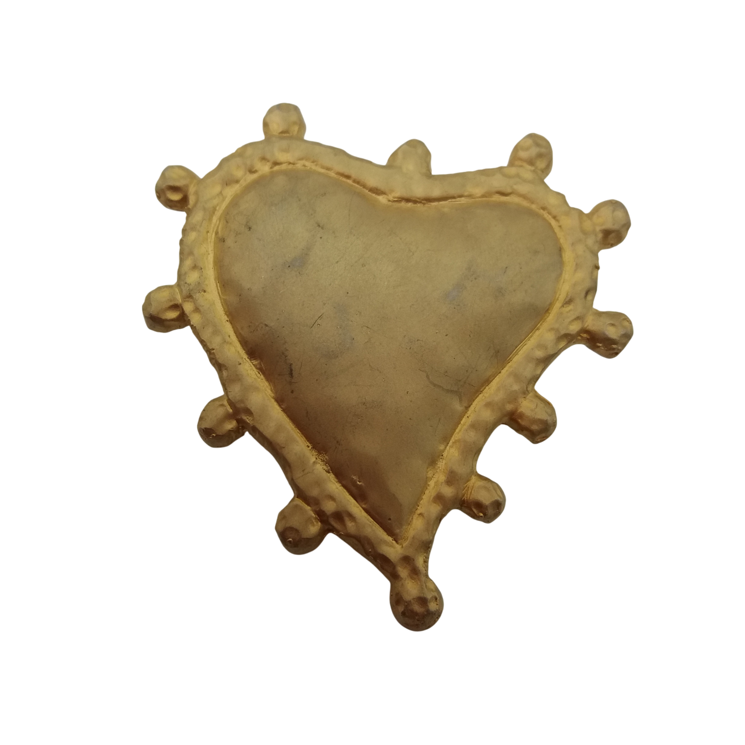 Broche / pendentif cur    mtal vintage - jfl - Modalova