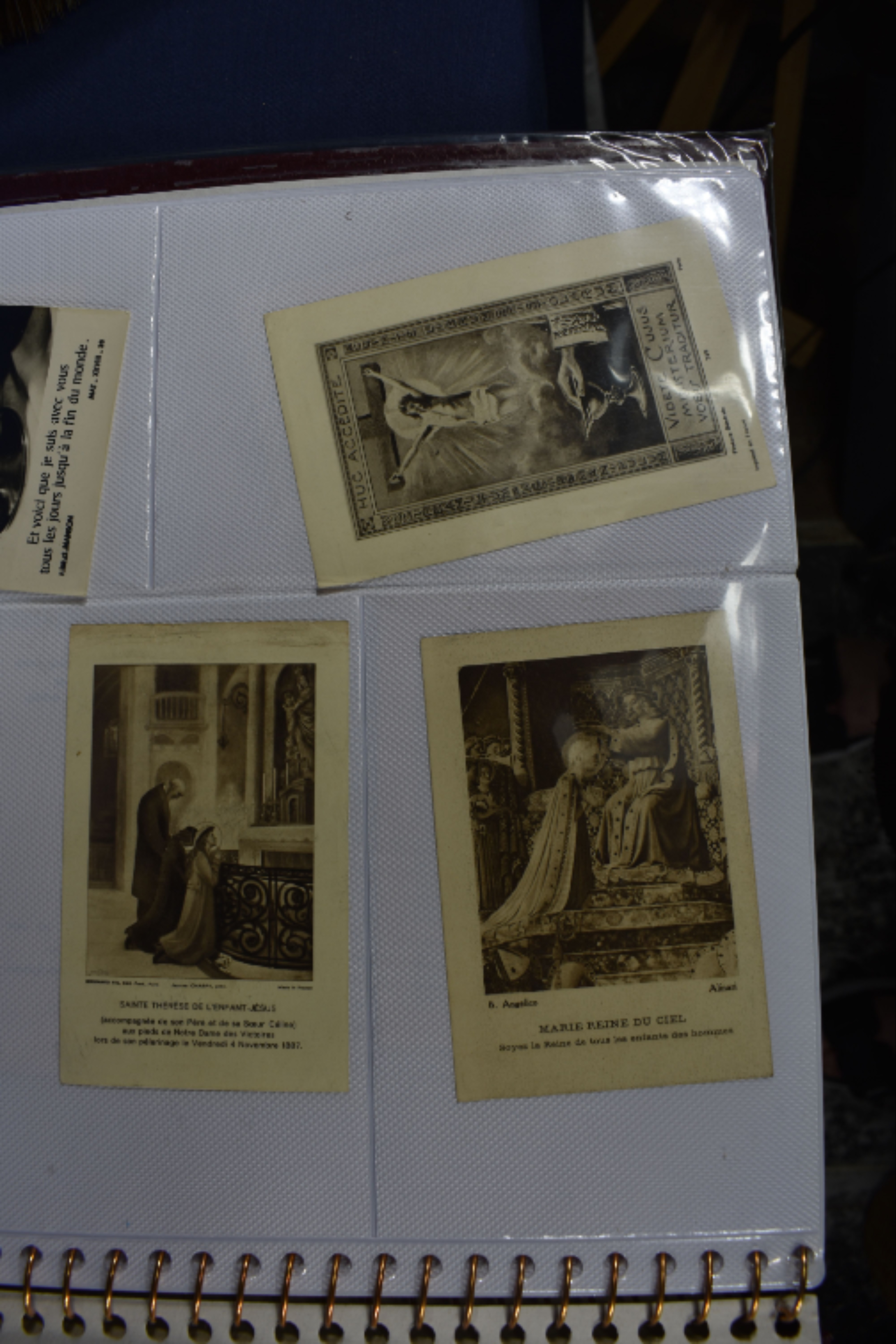 120 images de Communion, Confirmation dans un album, longueur 33, largeur 30 et hauteur 2.5 cm. État correct - Vue 7 - 