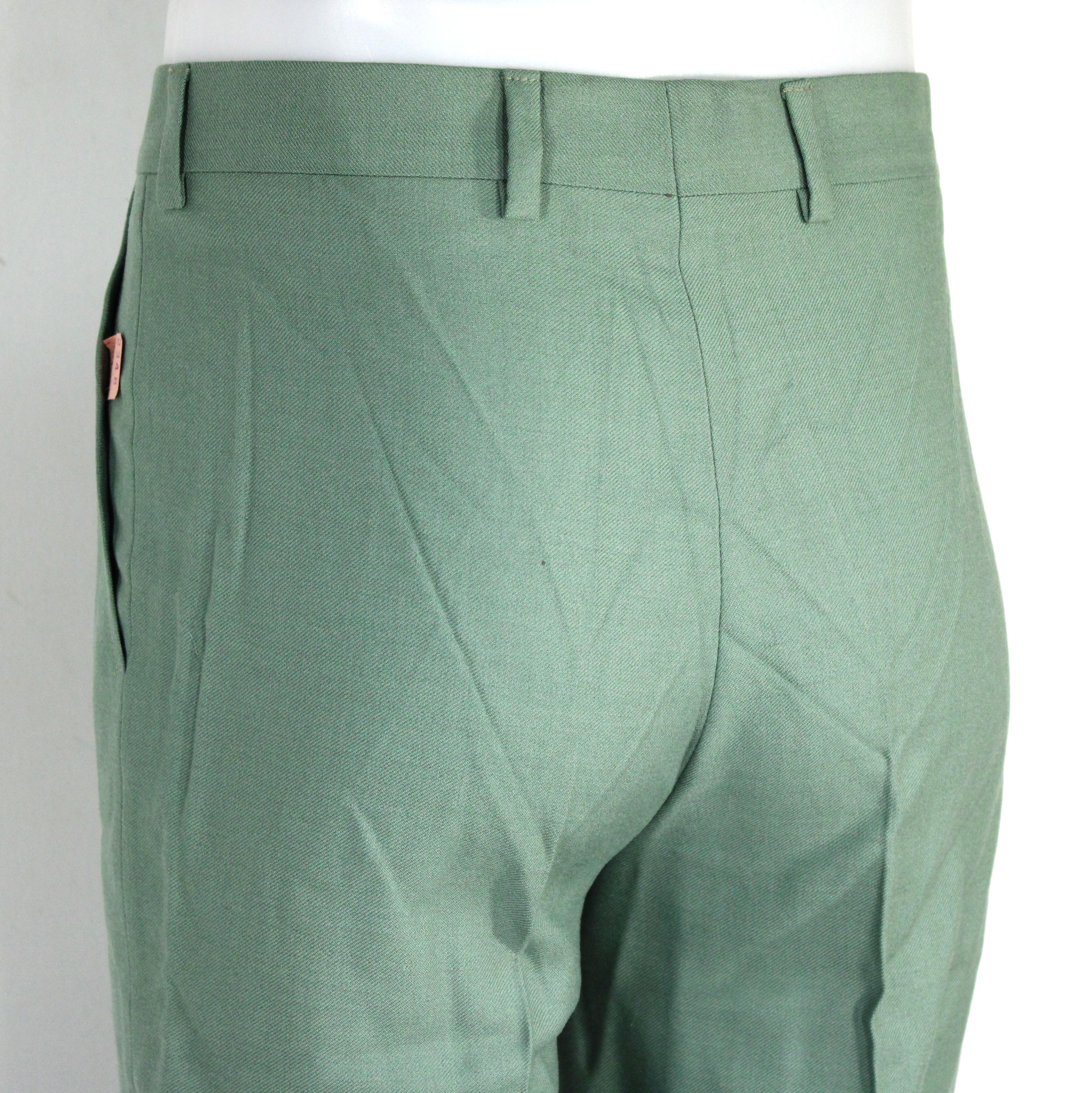 Pantalon Mixte VIntage Vert Militaire Taille Estimée 36 Comme neuf - Vue 3 - 