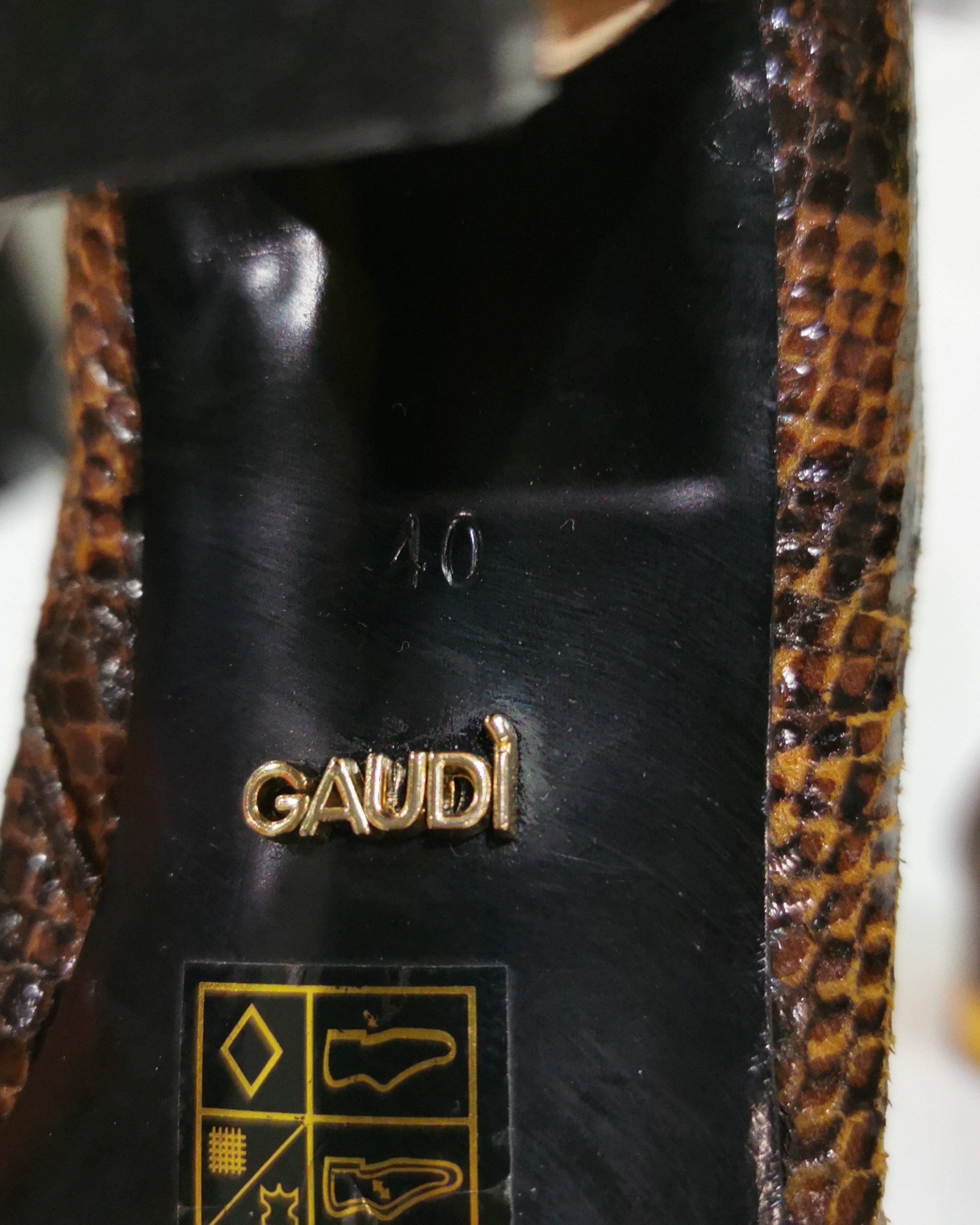 Bottines imprimé serpent - GAUDI - 40 - Photo 3