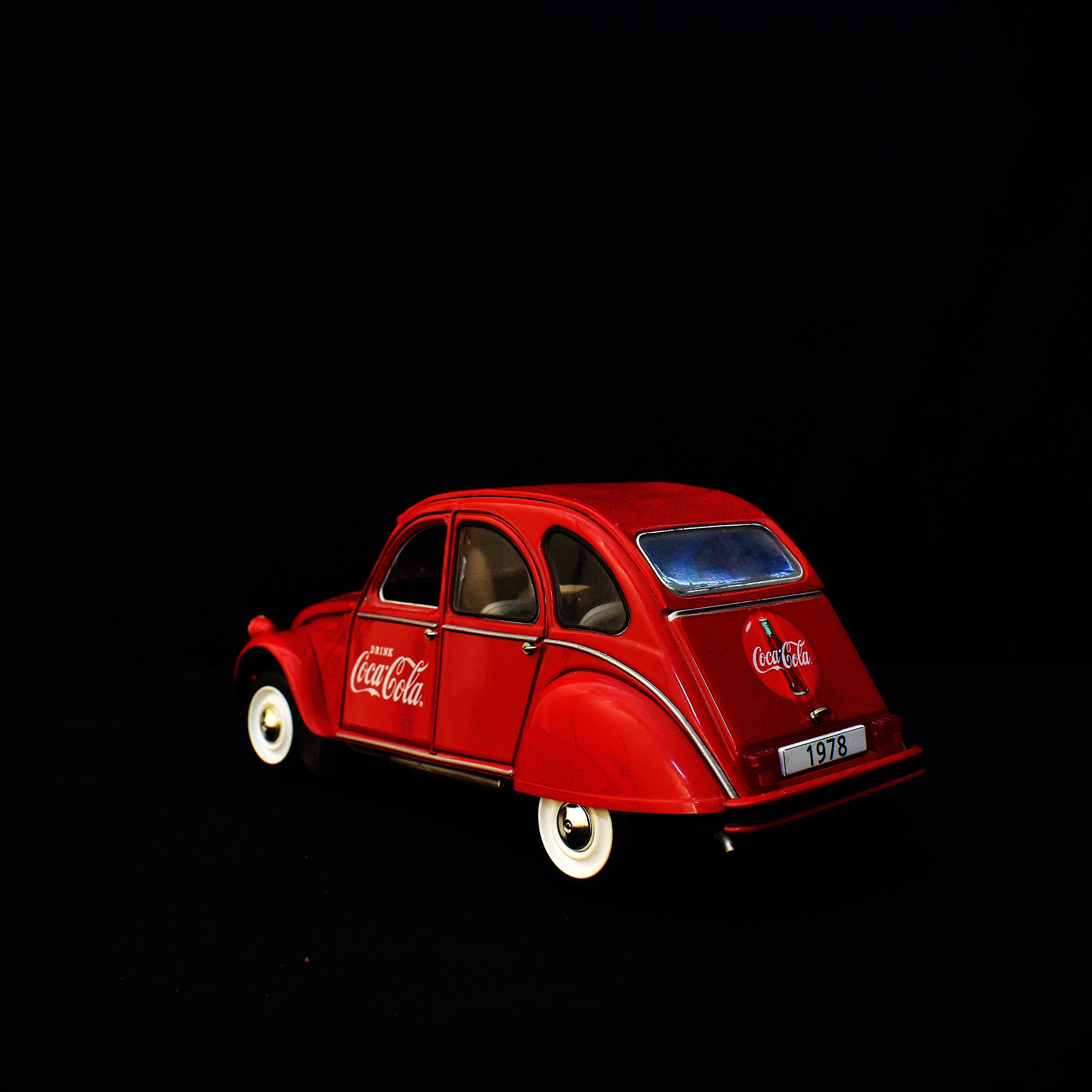 Miniature 1/18e Solido Citroën 2cv-Coca Cola Très bon état - Vue 6 - 