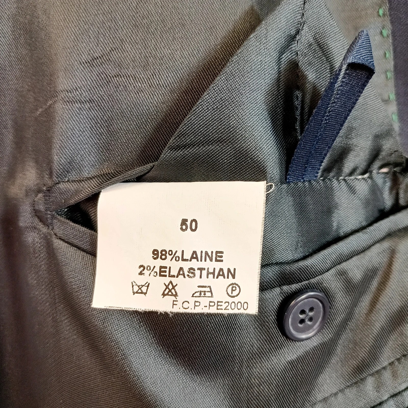 Voir photo 15 de Veste de costume bleu marine Cambridge taille 50 Veste de costume bleu marine Cambridge taille 50 Bon état - Vue 15 -