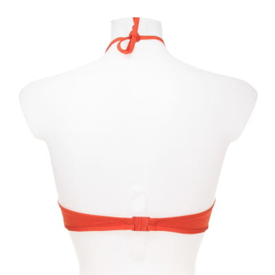 Haut de maillot de bain fauve uni avec franges au centre - Femme - La redoute édition - Taille 36 - Photo 1