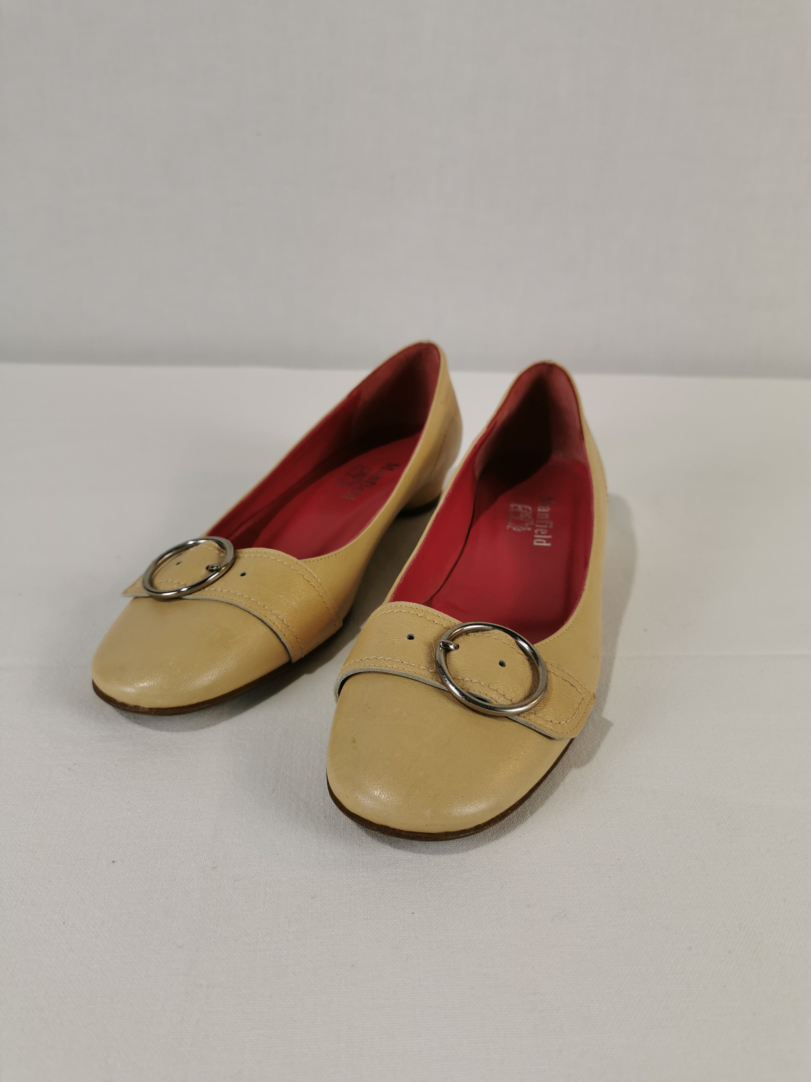 Ballerines beige - Manfield - taille 36 1/2 État correct - Vue 3 - 
