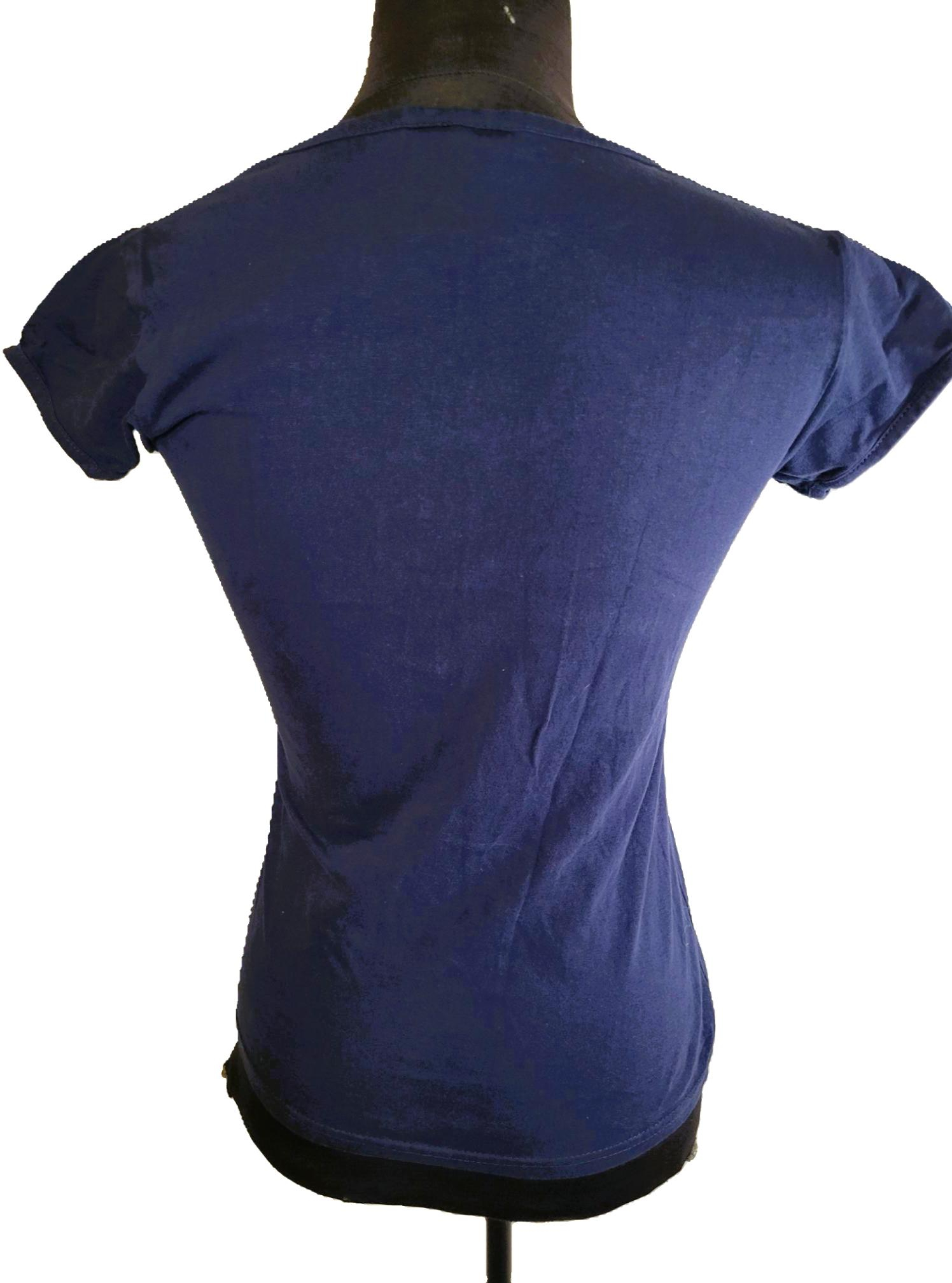 T-shirt bleu marine Oxford University - Taille S - Photo 2