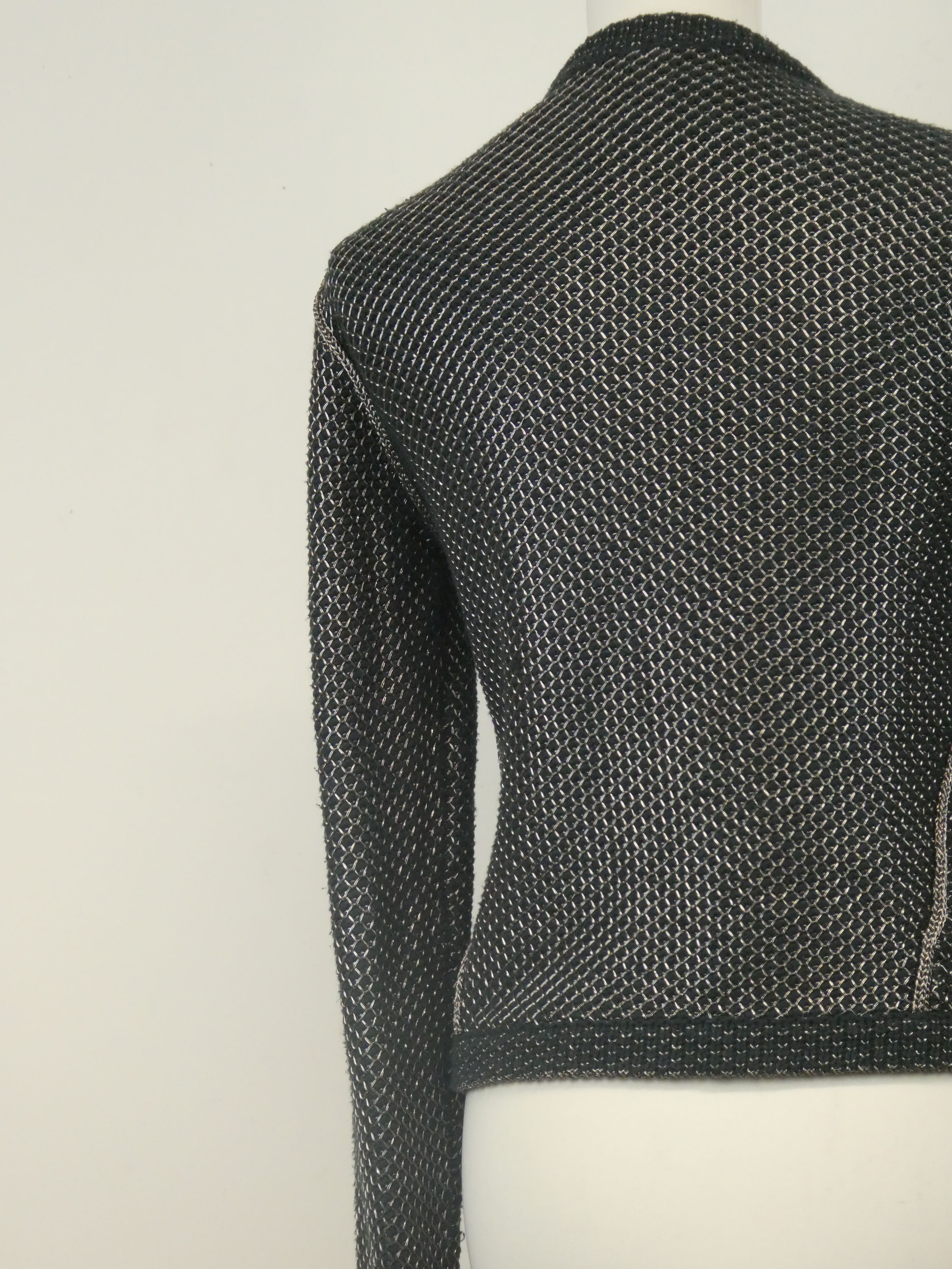 Maje cardigan manches longues à ornements métalliques - Taille M/2/38 - Photo 9