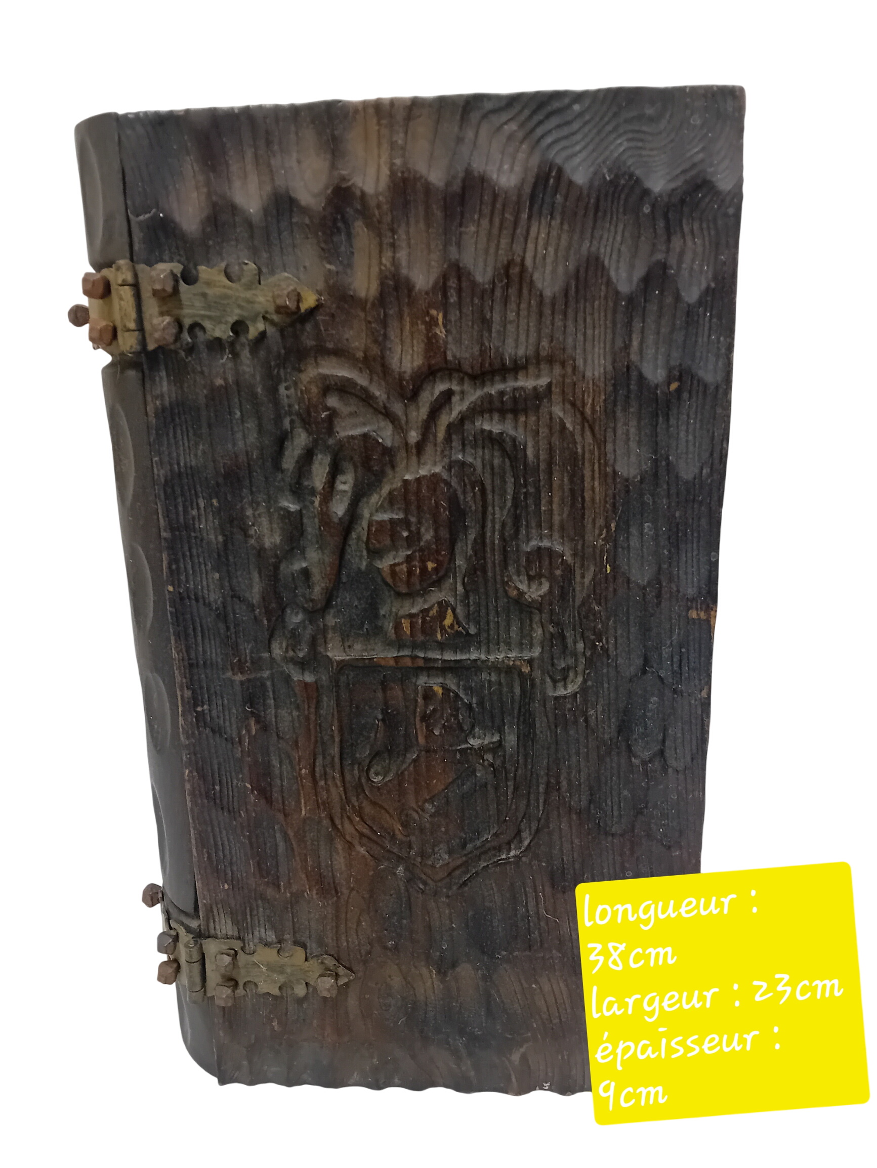 Coffre livre en bois - Photo 0