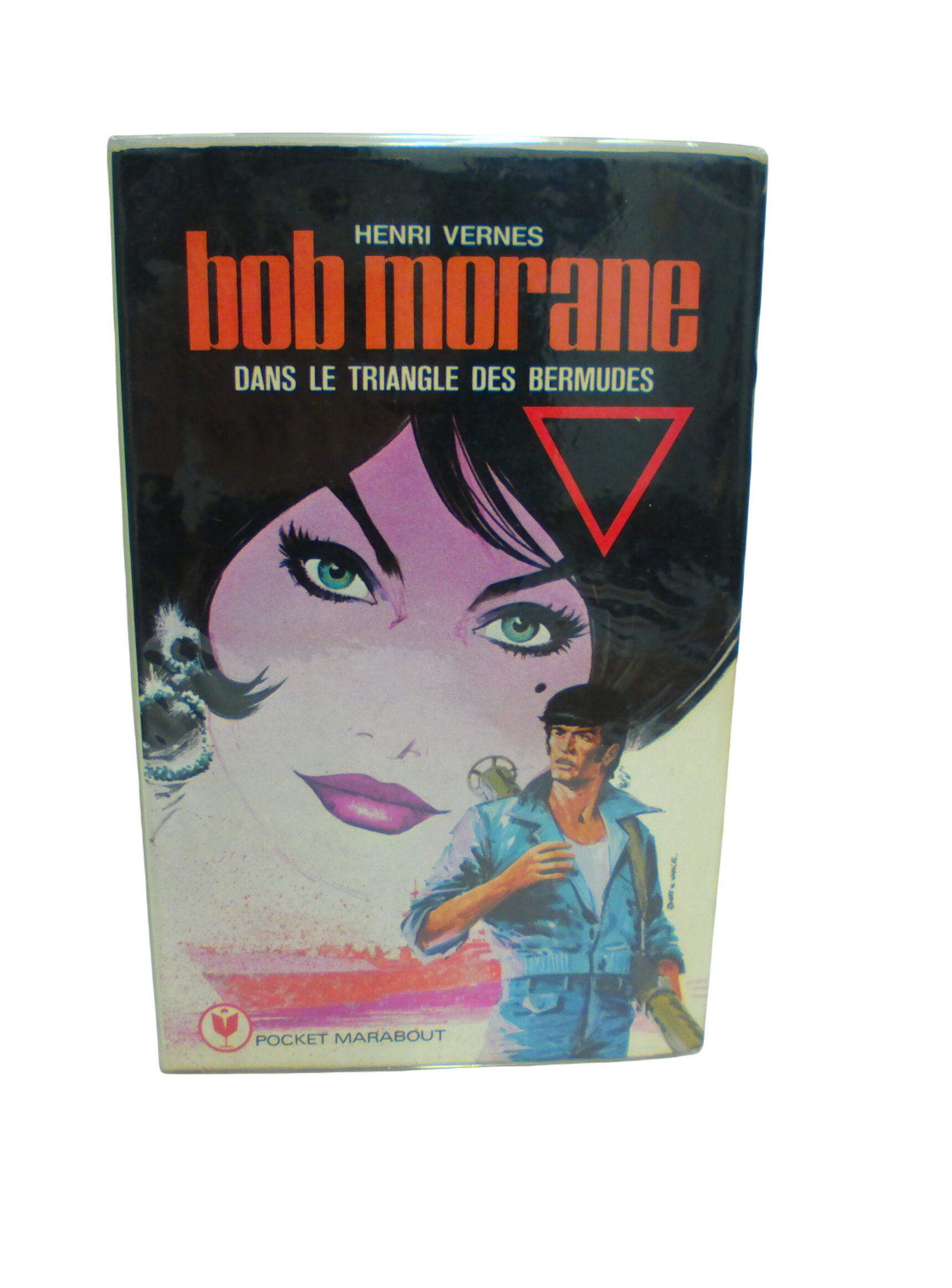 Livre Bob Morane, Dans le triangle des Bermudes de Henri Vernes, 1977, Sous plastique - Photo 0