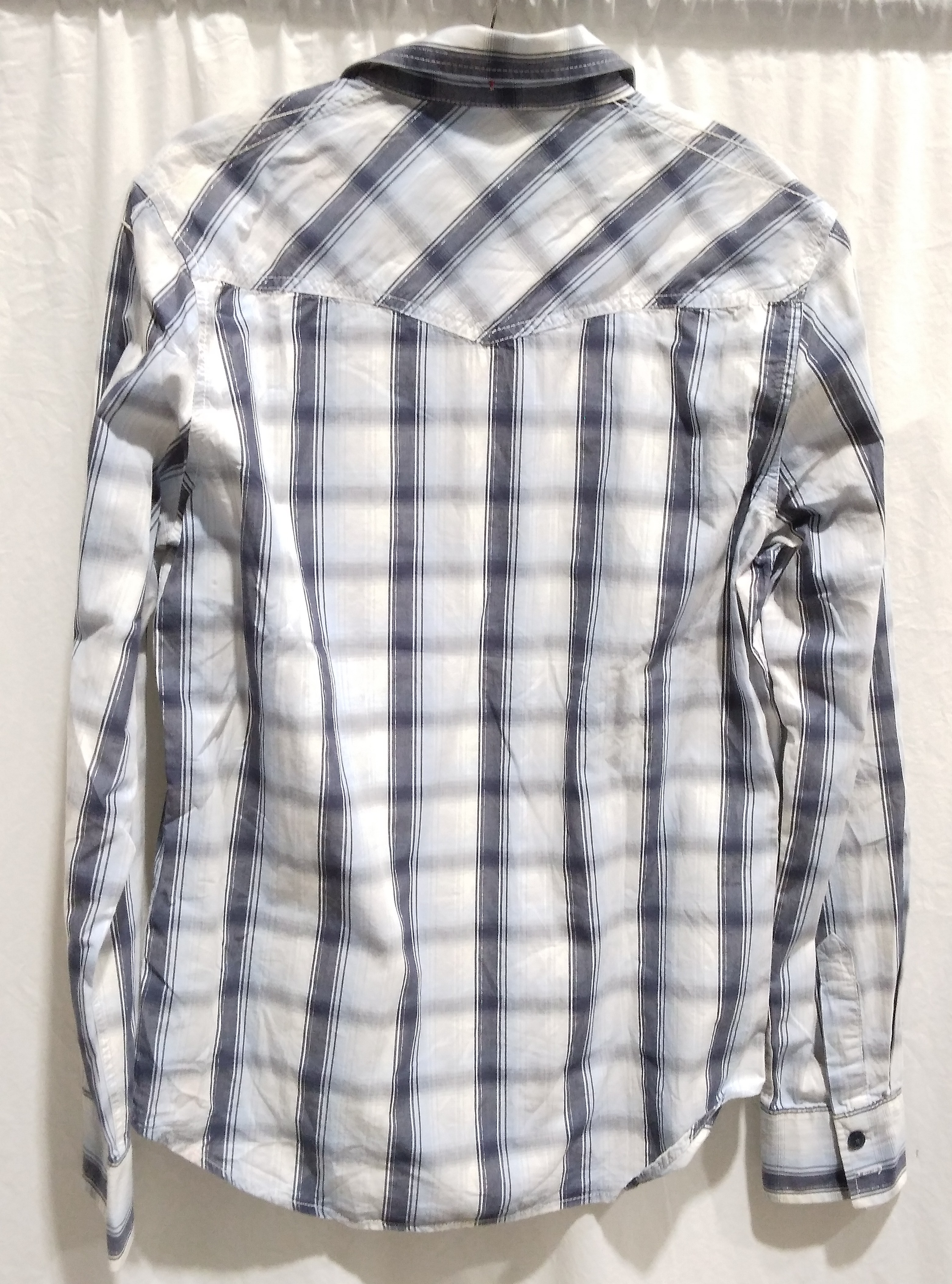 Chemise manches longues rayée bleu, Levi's - S Bon état - Vue 2 - 