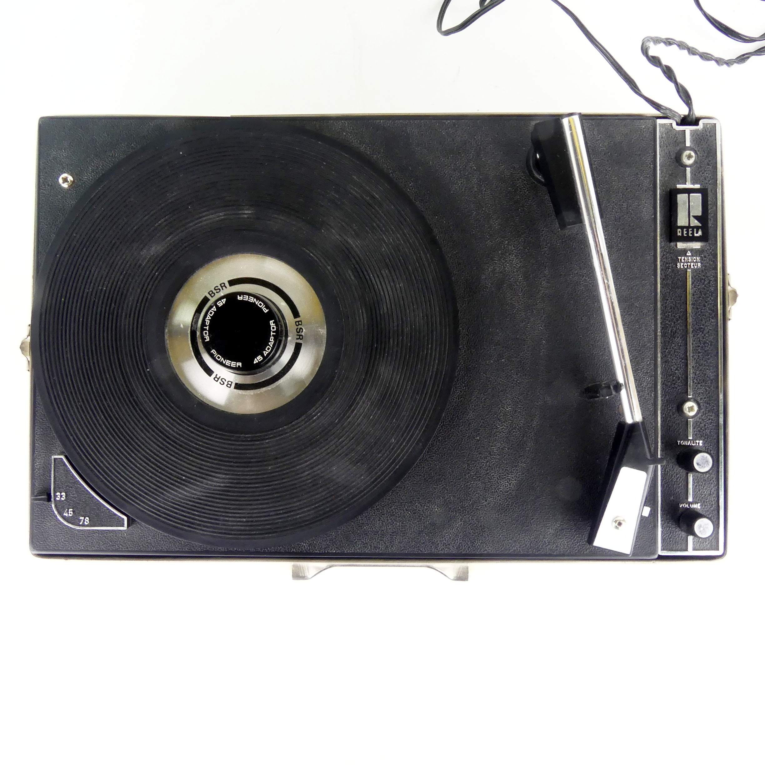 Platine vinyle Reela années 60 État correct - Vue 3 - 
