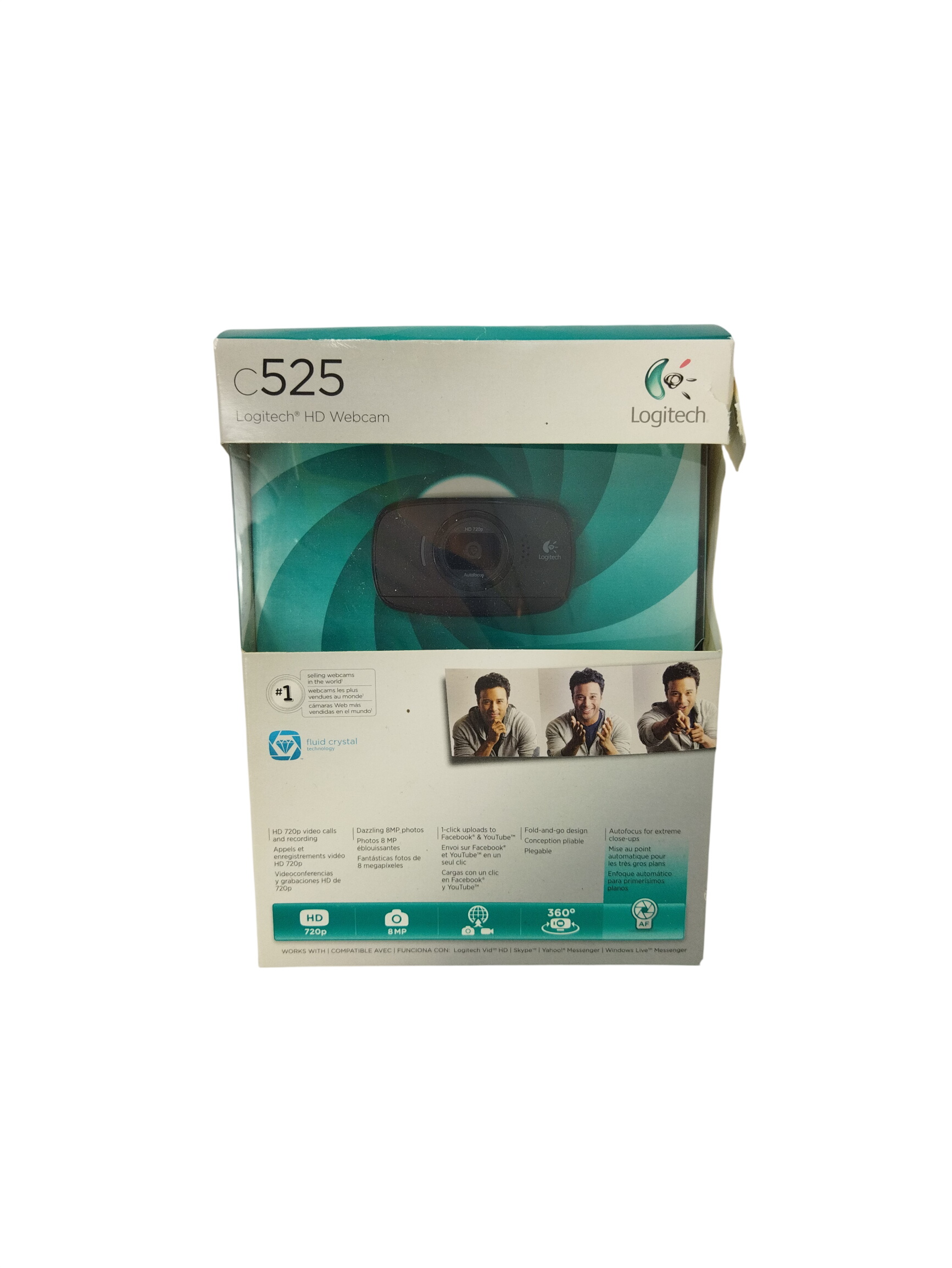 Webcam Logitech c525 Hd 720 p Comme neuf -  reconditionné disponible sur Label Emmaüs