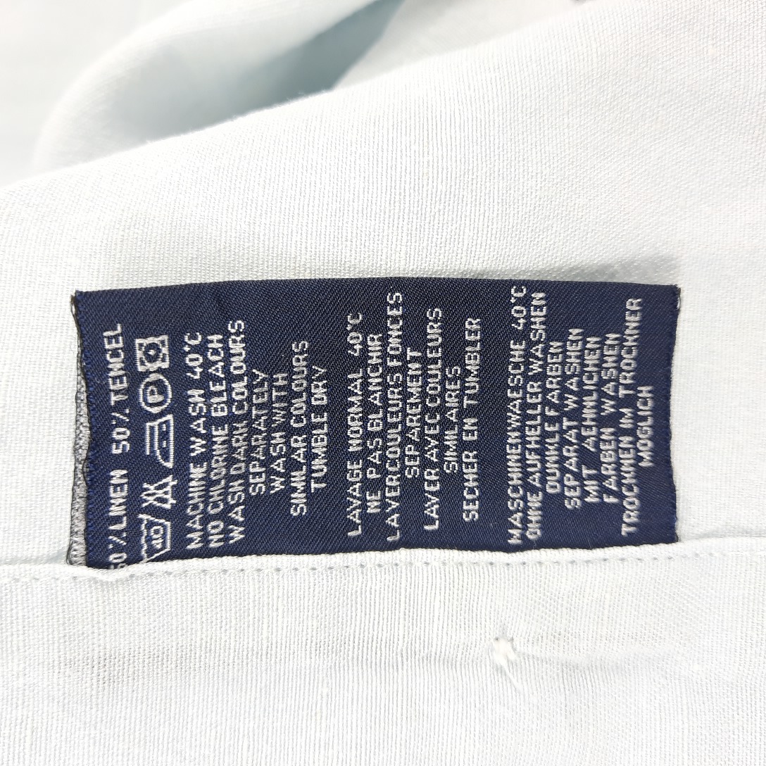 Voir photo 3 de Chemise classique chic bleu ciel GANT T L Chemise classique chic bleu ciel GANT T L Très bon état - Vue 3 -
