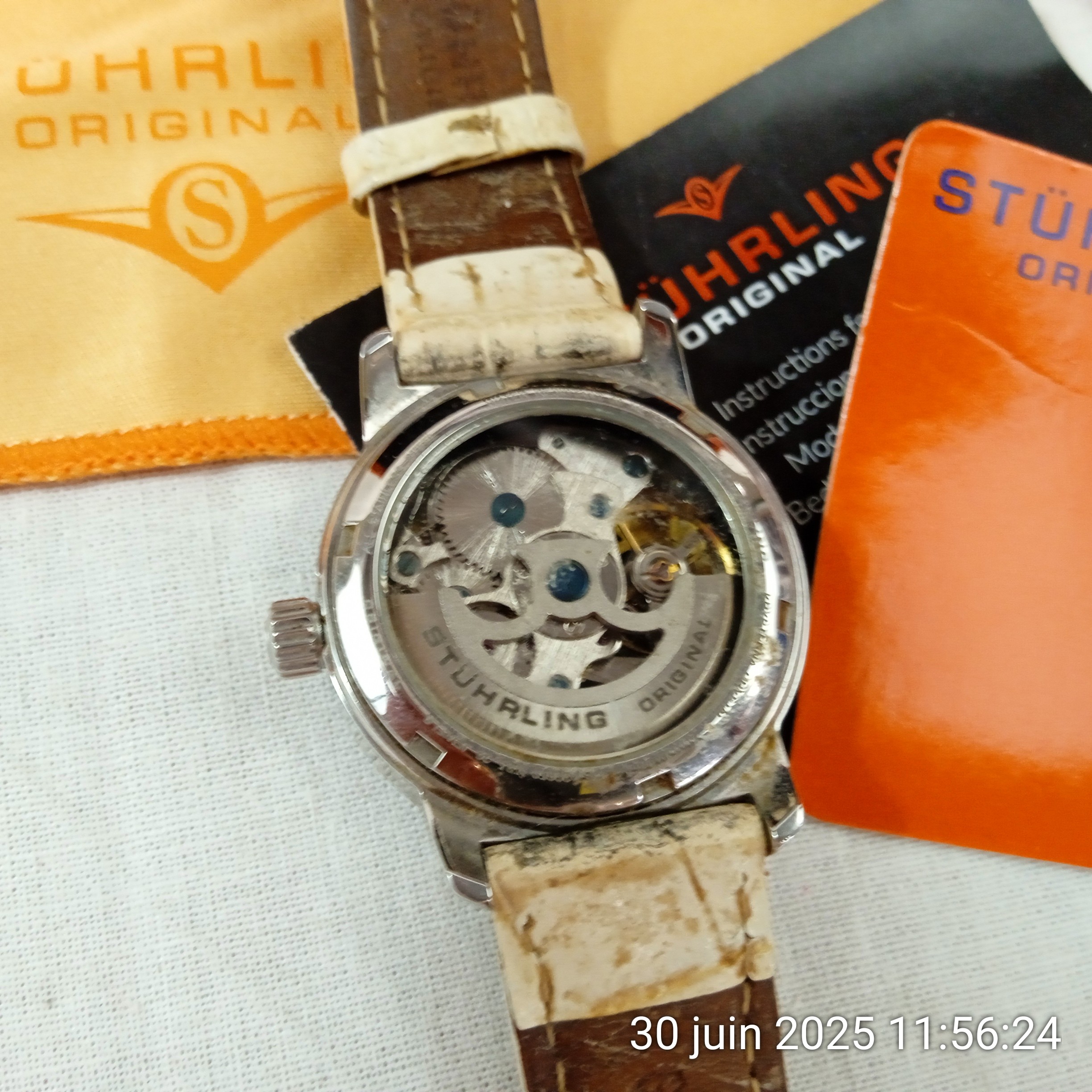 Montre originale pour femme STUHRILNG cadran encastré cristal - Photo 2