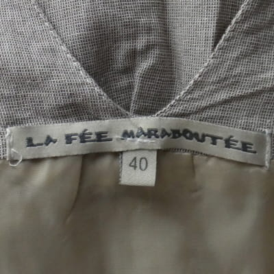 Robe Marron Superposée En Coton – La Fée Maraboutée Taille 40 – Excellent état – Style Bohème