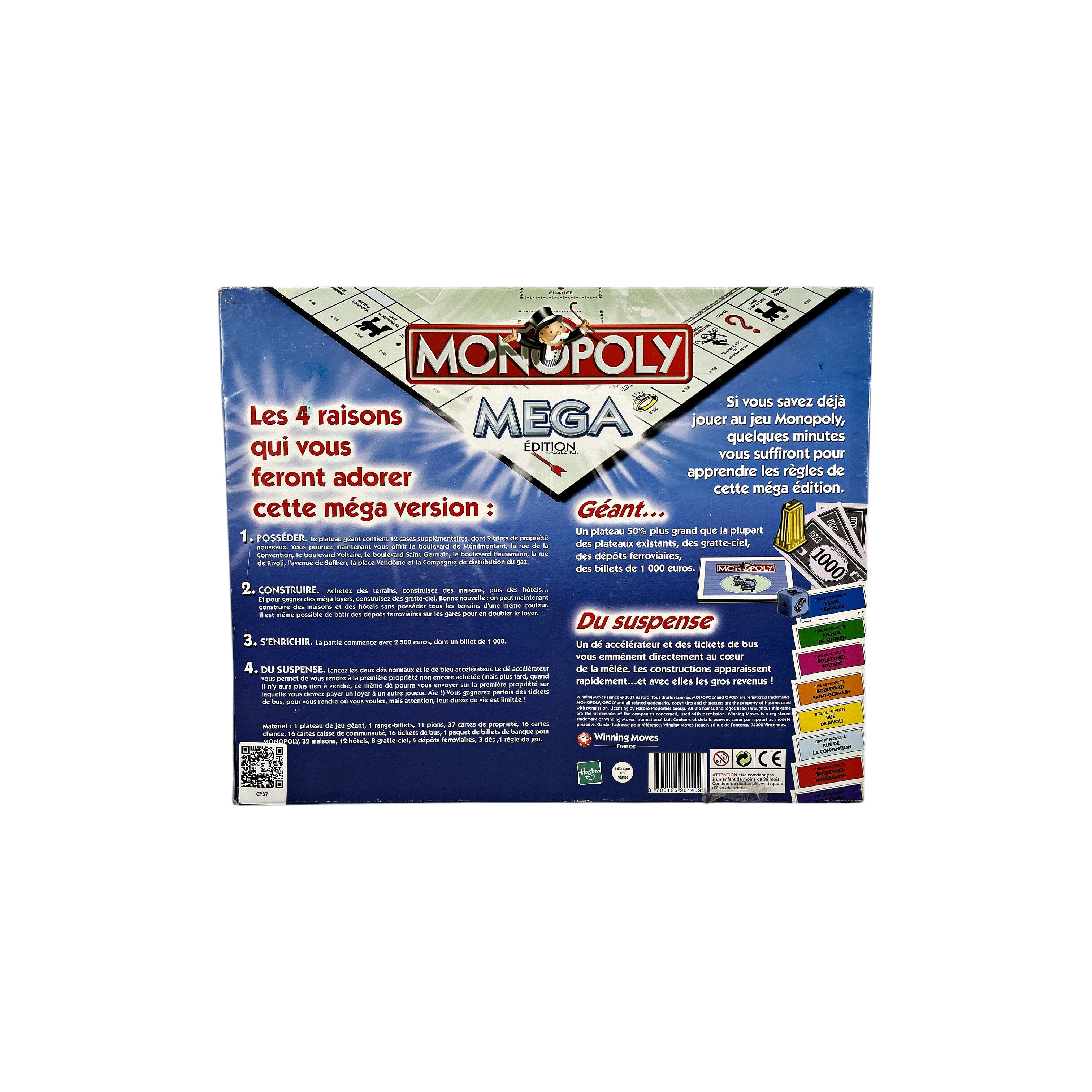 Monopoly - Mega édition- Édition 2007 Très bon état - Vue 3 - 