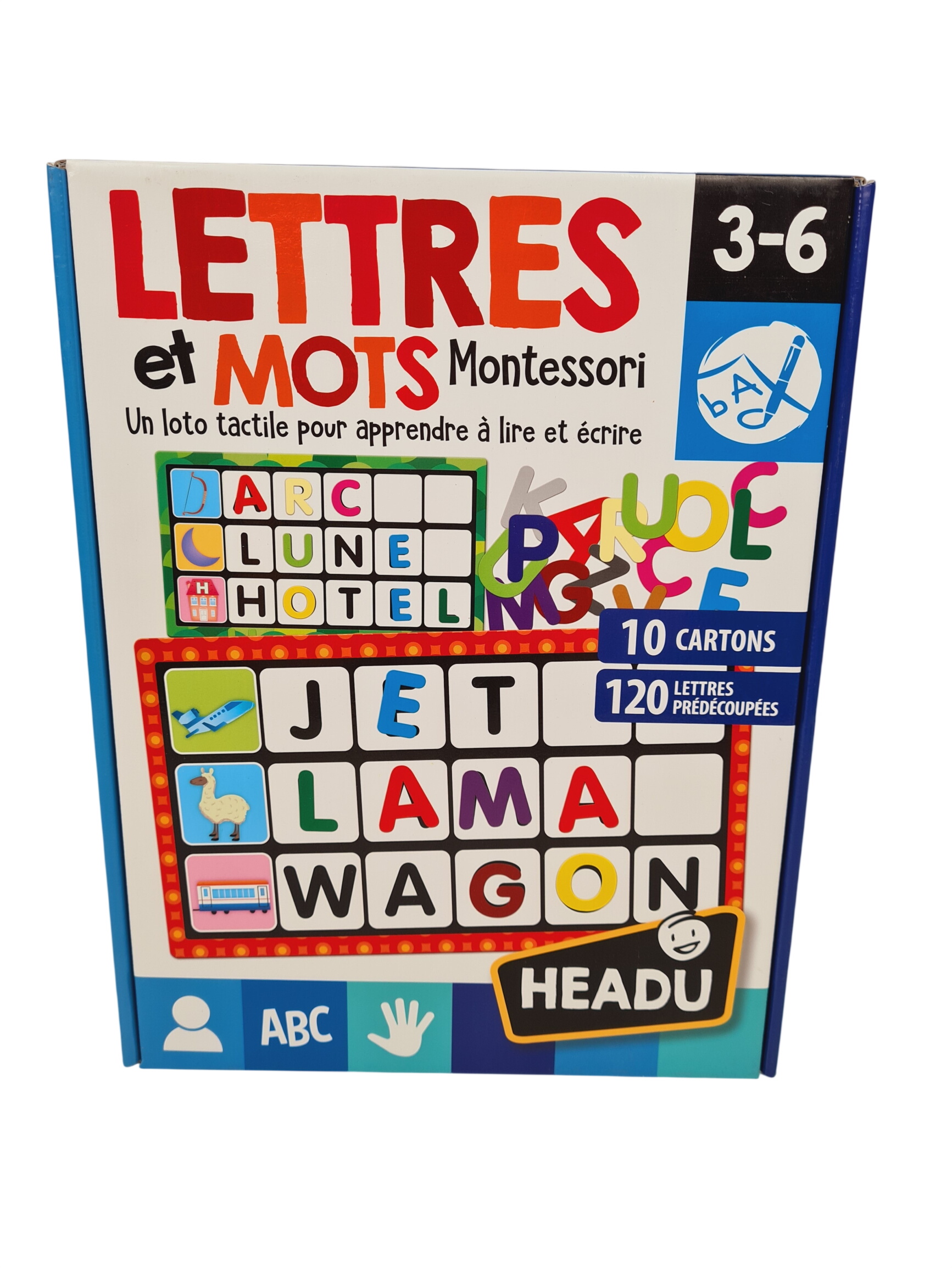 Jeu Éducatif - Lettre et mots Monteressori - Headu - 3 + Ans Comme neuf -  reconditionné disponible sur Label Emmaüs