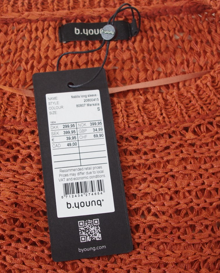 🌺 Pull Neuf B.young S - Ajouré Corail 🌞 Fraîcheur d’Été - Photo 4