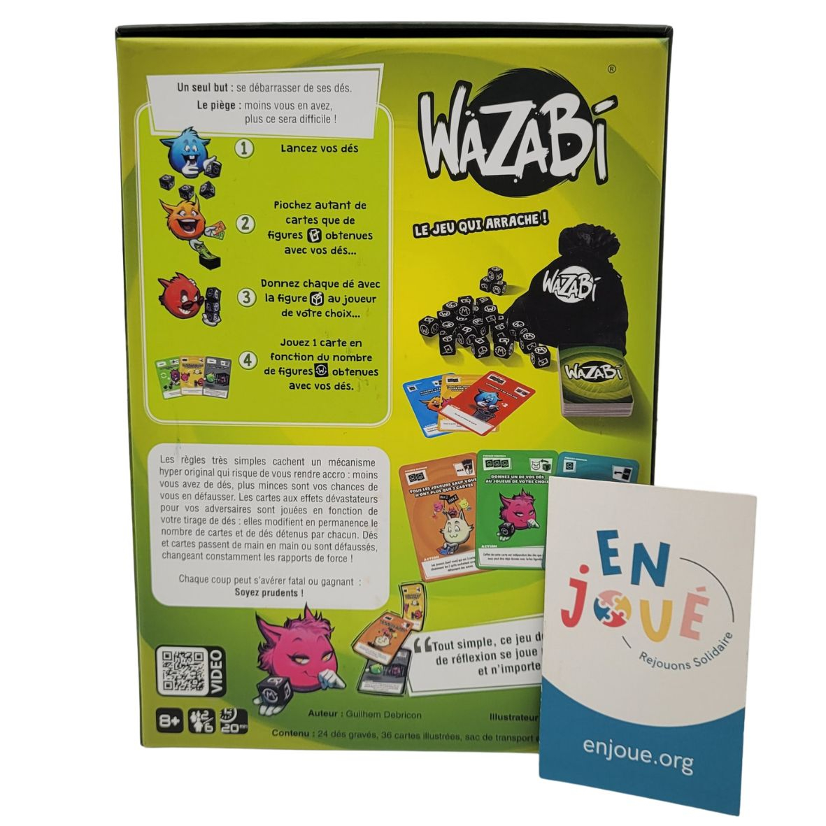 Jeux d'ambiance - Wazabi - Gigamic - Dès 8 ans. Bon état - Vue 3 - 