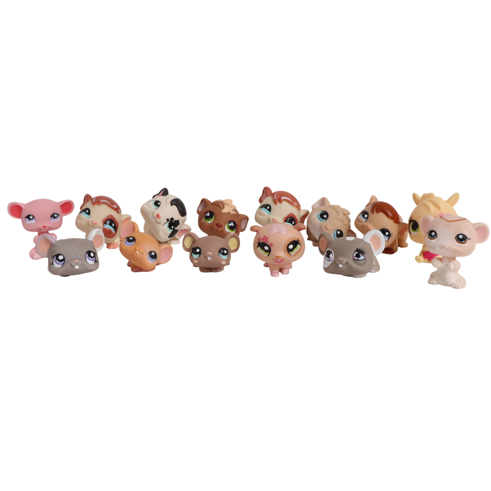 Lot de 14 figurines rongeurs Hasbro LPS Pet Shop Bon état -  reconditionné disponible sur Label Emmaüs
