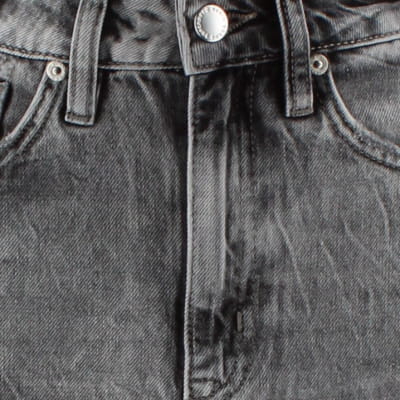 Jupe grise en jeans délavés - Femme - Superdry - Taille 36 - Photo 3