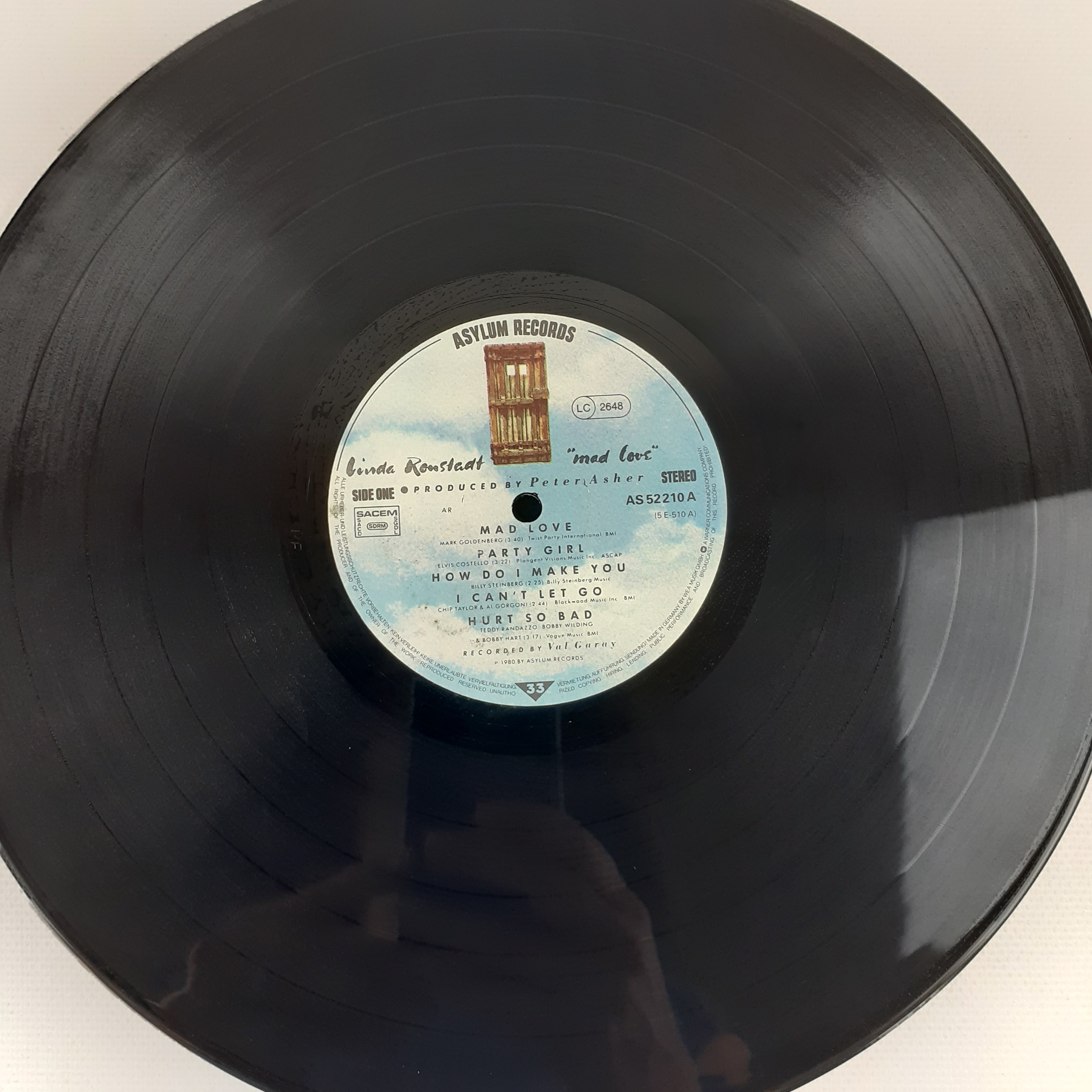 Linda Ronstadt - Mad Love 1980  - Vue 2 - 