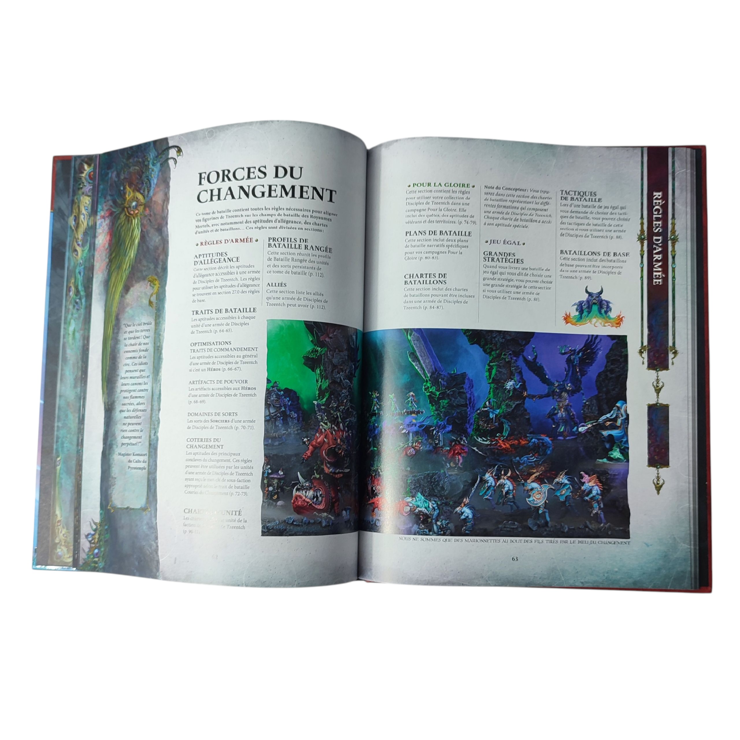 Warhammer AoS - Battletome V.3 Disciples of Tzeentch (FR) Très bon état - Vue 3 - 