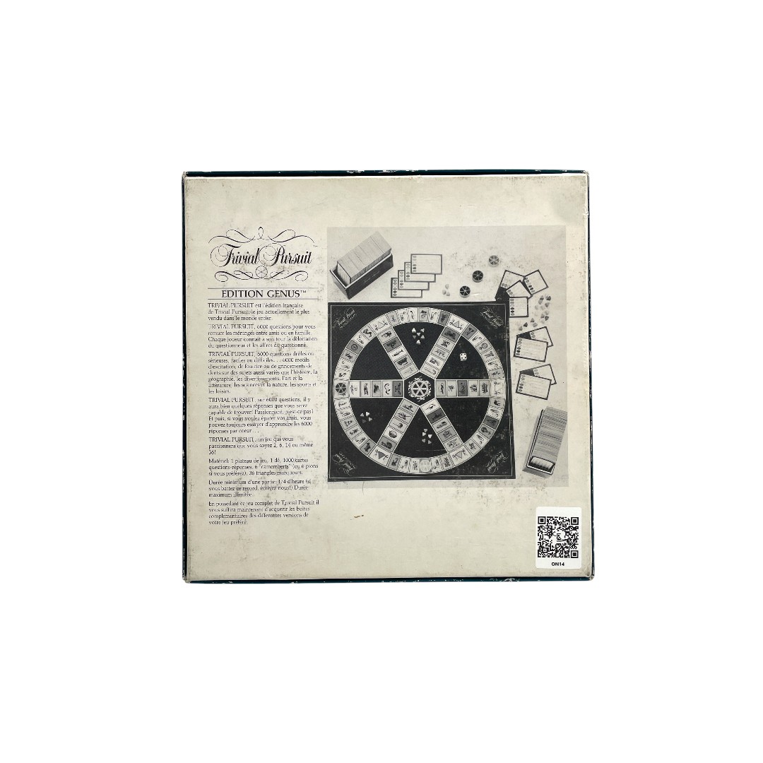 Trivial Pursuit - Edition Genus- Édition 1982  - Vue 2 - 