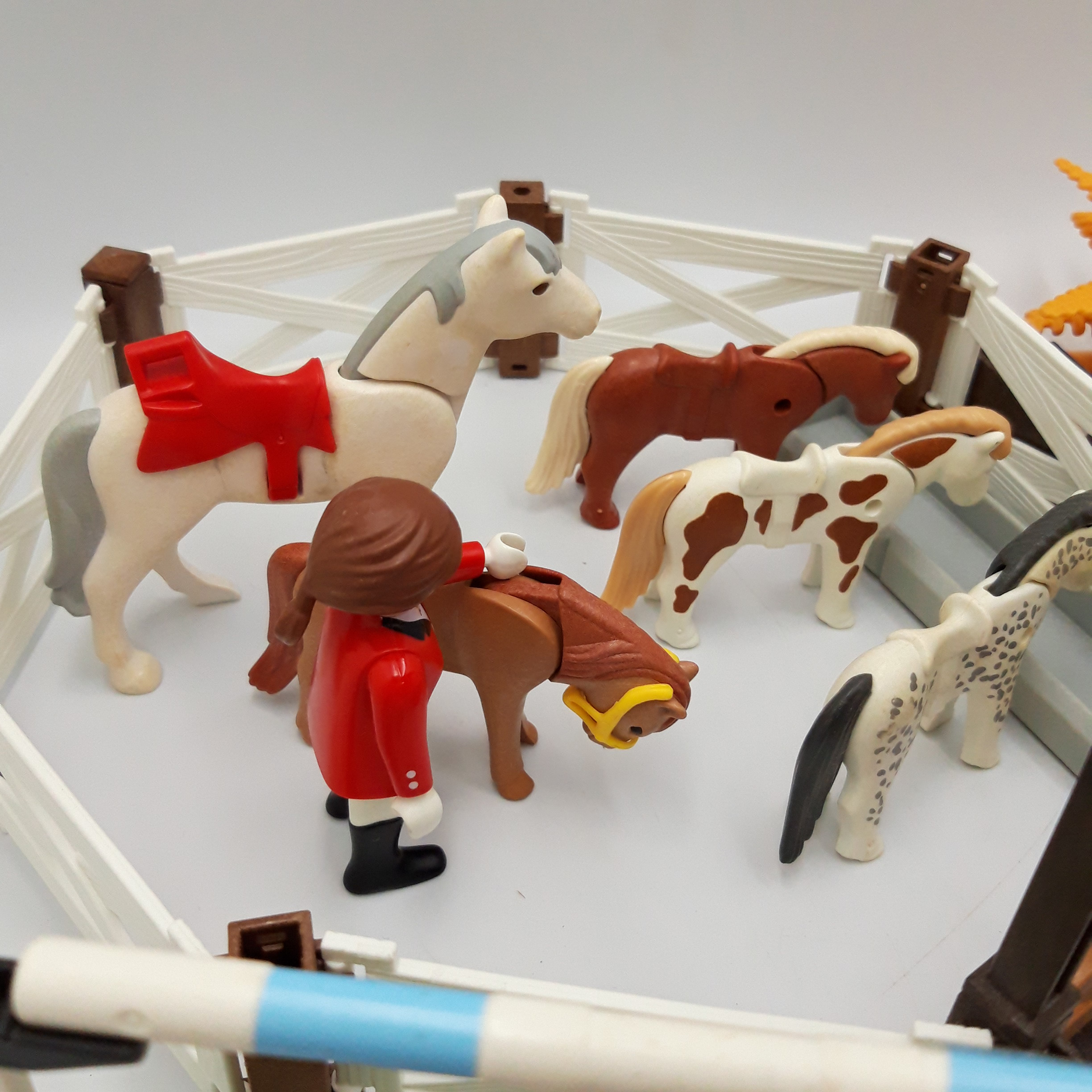 Voir photo 4 de Playmobil 'Cavaliers avec poneys', 29 pièces Playmobil 'Cavaliers avec poneys', 29 pièces Bon état - Vue 4 -