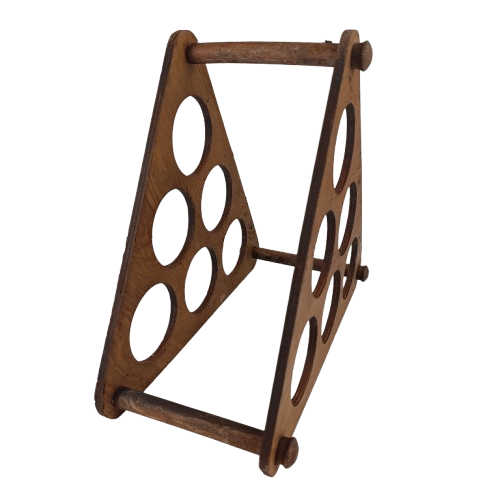 Range bouteilles en bois (6 emplacements) - Photo 3