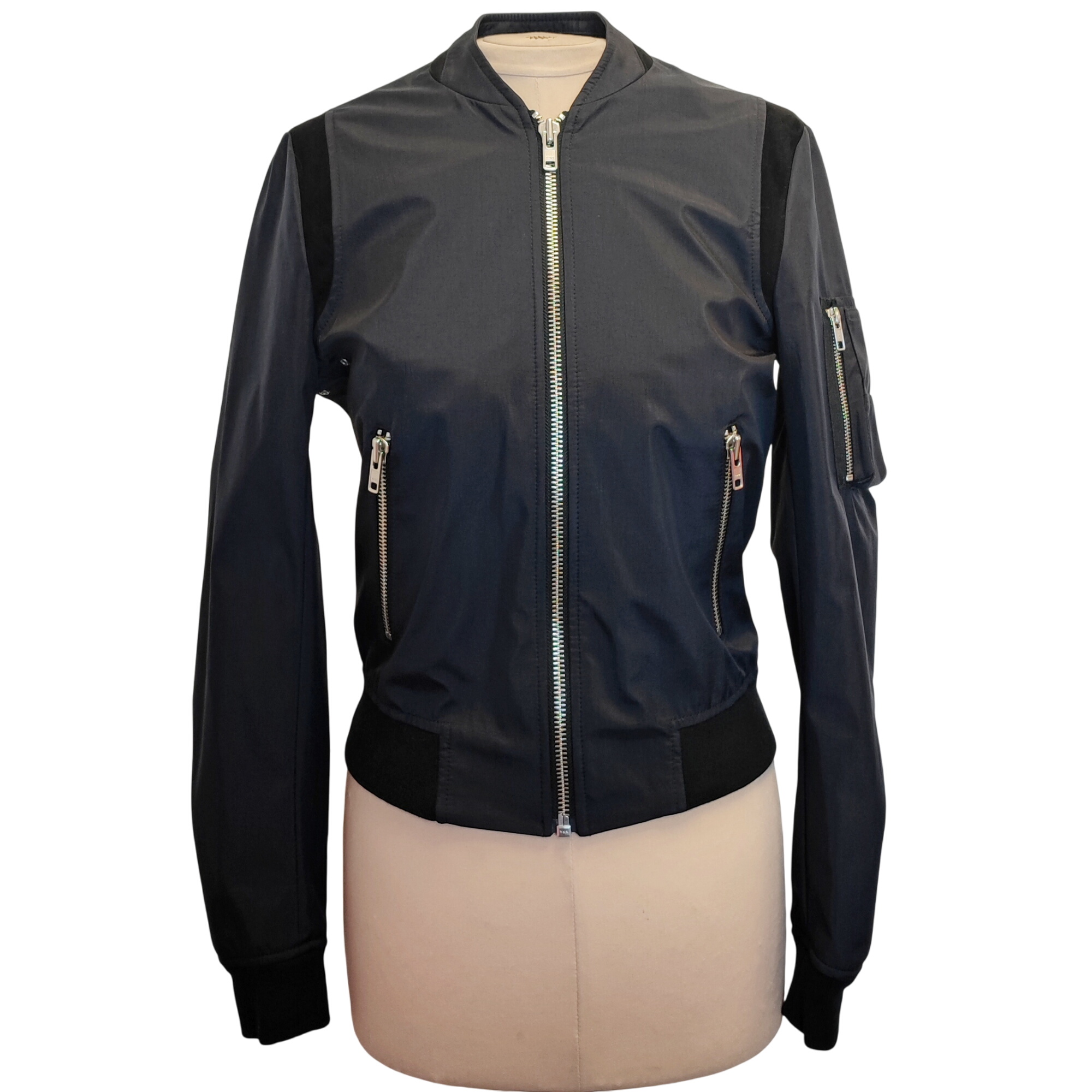 THE KOOPLES - Veste bomber noir - XS - Femme Très bon état -  reconditionné disponible sur Label Emmaüs