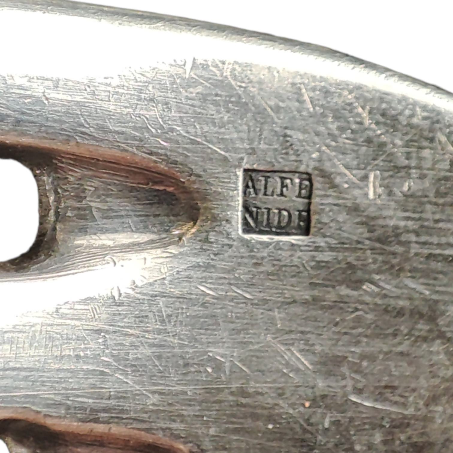 Ménagère ALFENIDE 8 personnes (poinçons) - Bon état - Photo 10