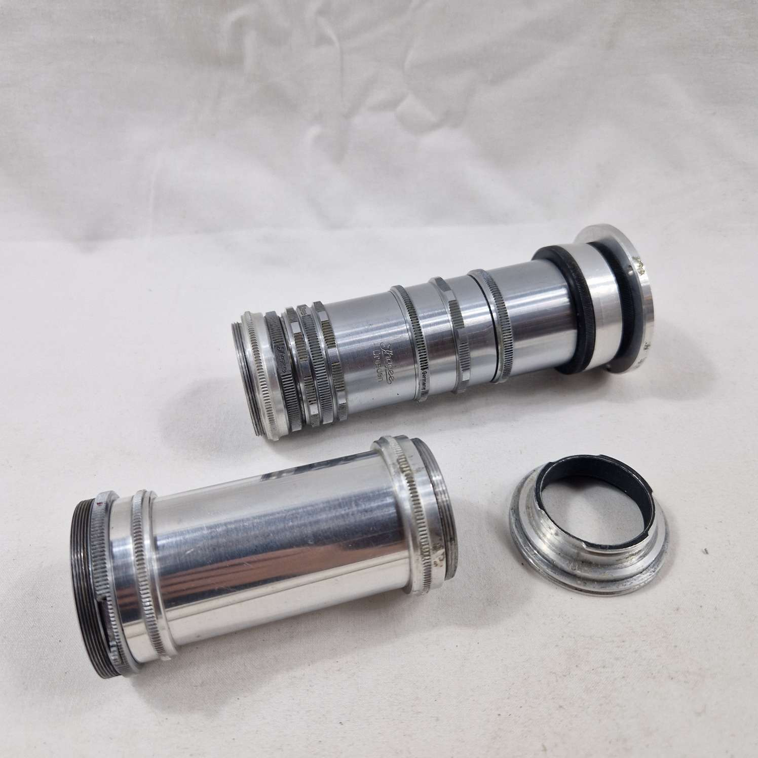 Tube extension Chrome Vintage pour Camera ou appareil photo Lhagee Dresden Bon état - Vue 10 - 