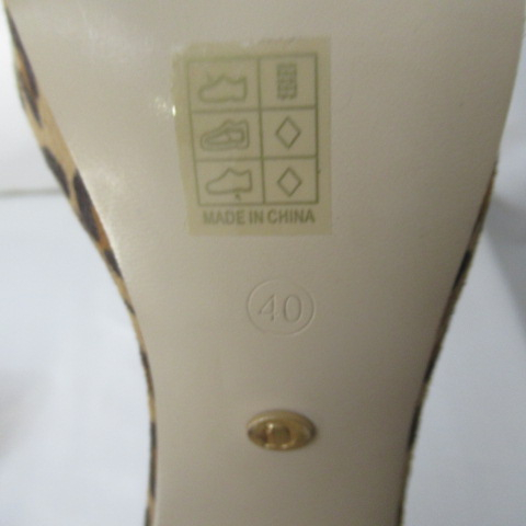 Voir photo 7 de C140 - Sandales léopard à talons - Ideal Shoes - Pointure 40 C140 - Sandales léopard à talons - Ideal Shoes - Pointure 40 - Vue 7 -