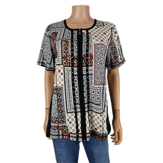Veste zippe noire imprime - C&A - taille L - c&a canda - Modalova