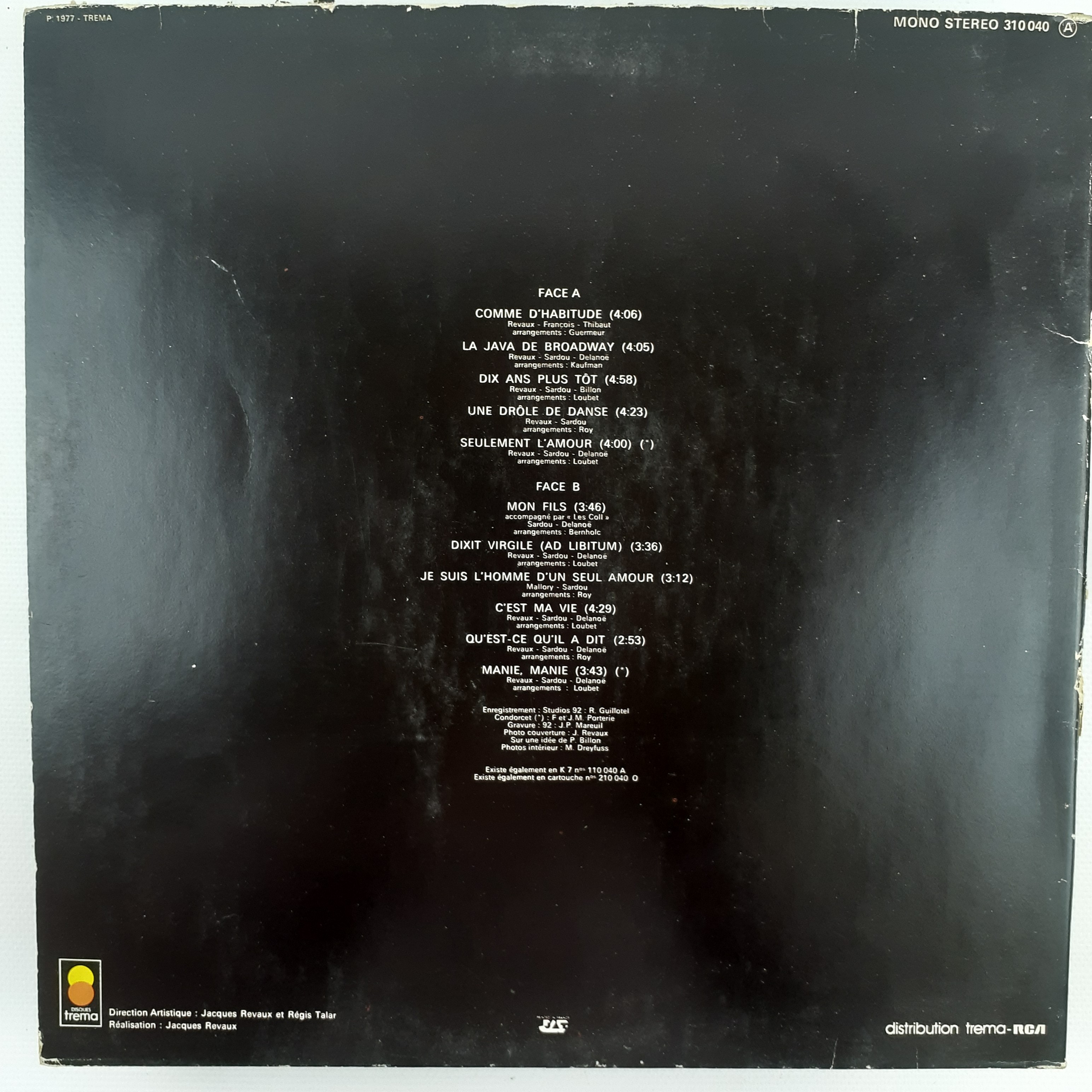 Sardou - 1977 Très bon état - Vue 4 - 