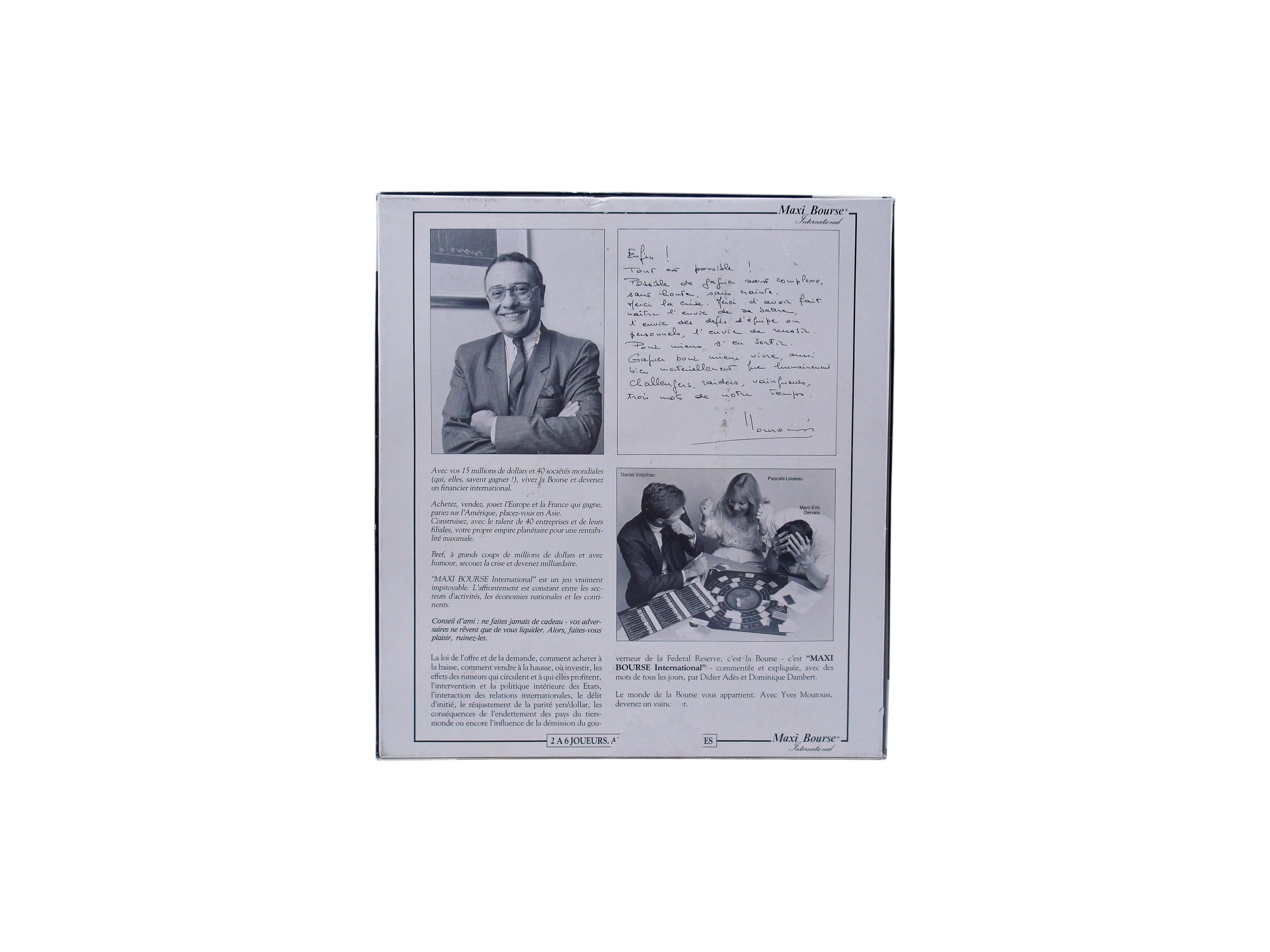Voir photo 3 de Maxi bourse- Édition 1987 Maxi bourse- Édition 1987 - Vue 3 -