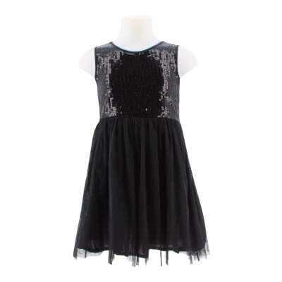 Robe noire sans manches imprimée - fille - Orchestra - taille 8 ans - Photo 0