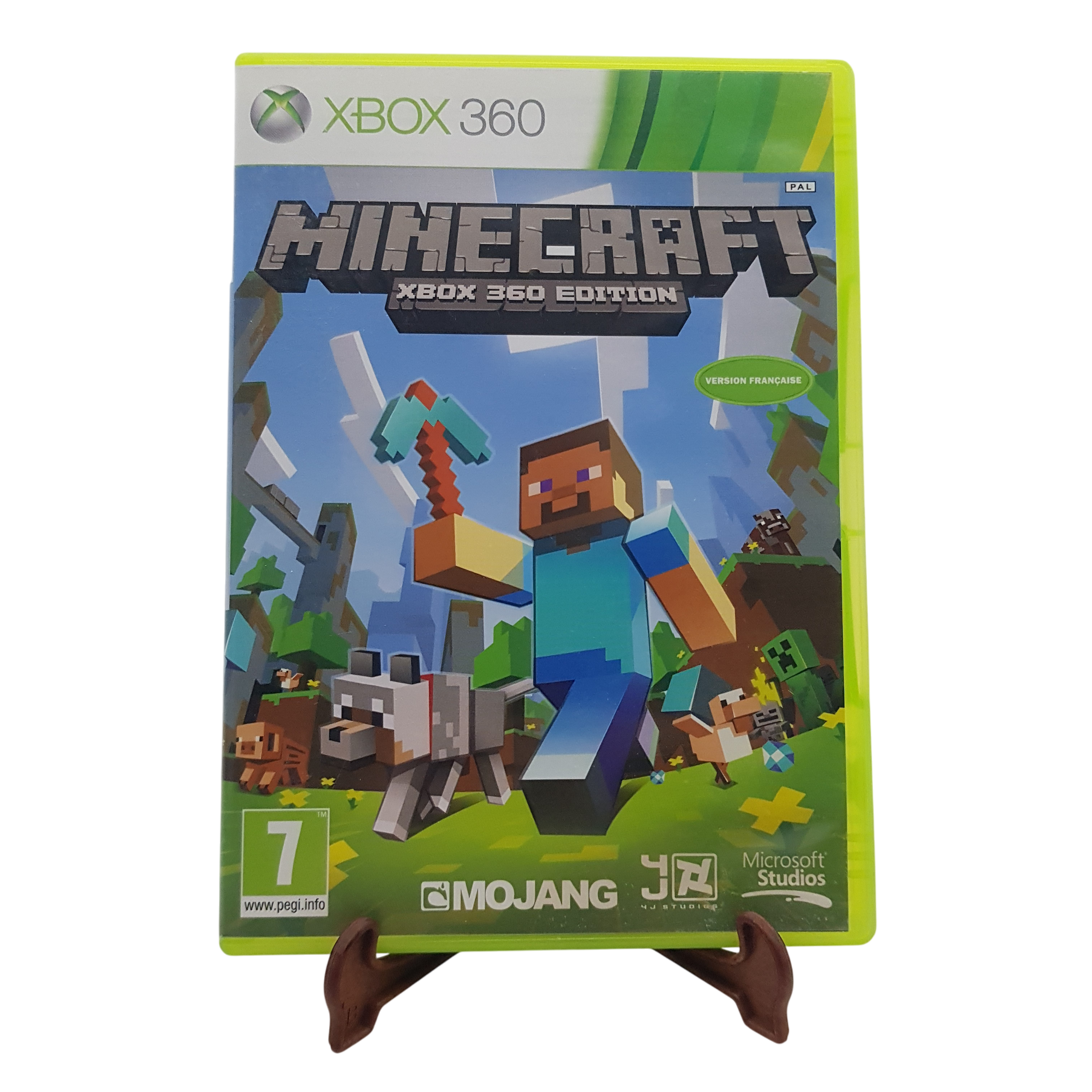 Jeux XBOX 360 - Minecraft - version française sans la notice - Bon état sur Label Emmaüs