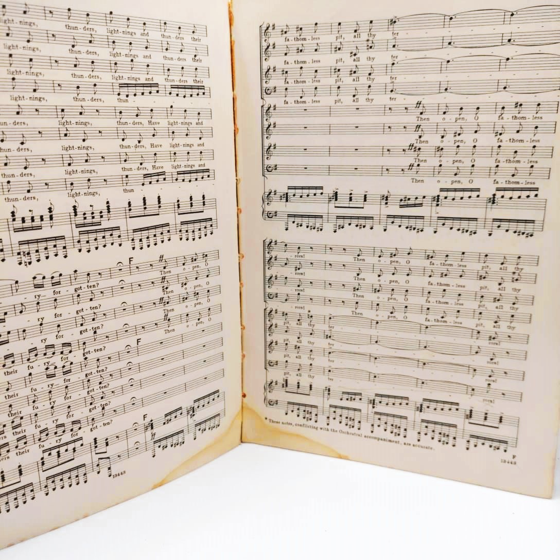 Voir photo 5 de LOT de 2 PARTITIONS. Gounod - Bach. Novello's LOT de 2 PARTITIONS. Gounod - Bach. Novello's État correct - Vue 5 -