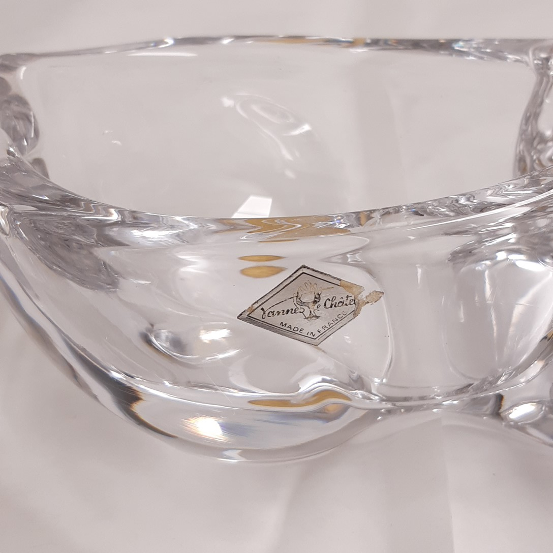 Vide-poche cristal d'art vannes de France en forme de chien - Photo 1